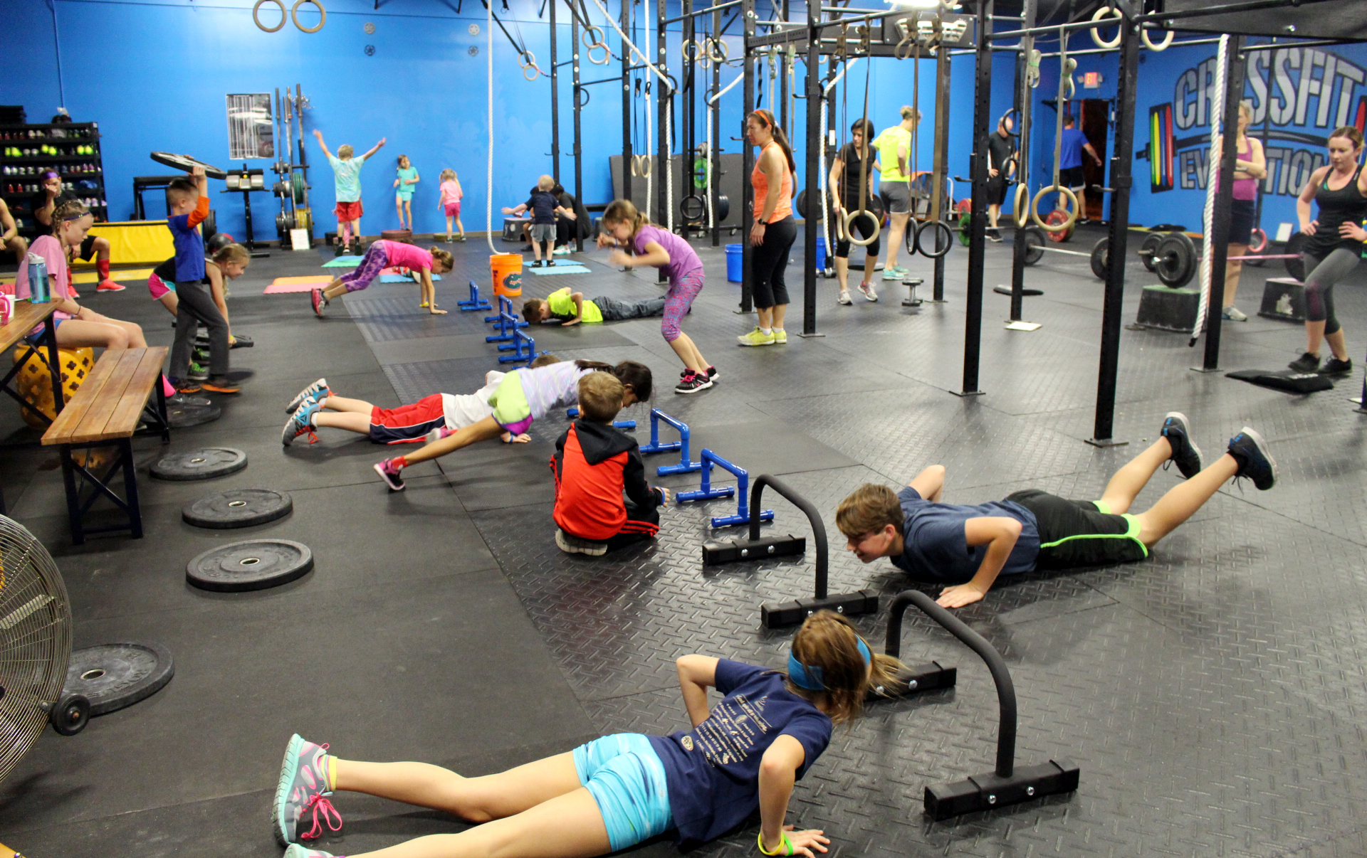 All ages working out!