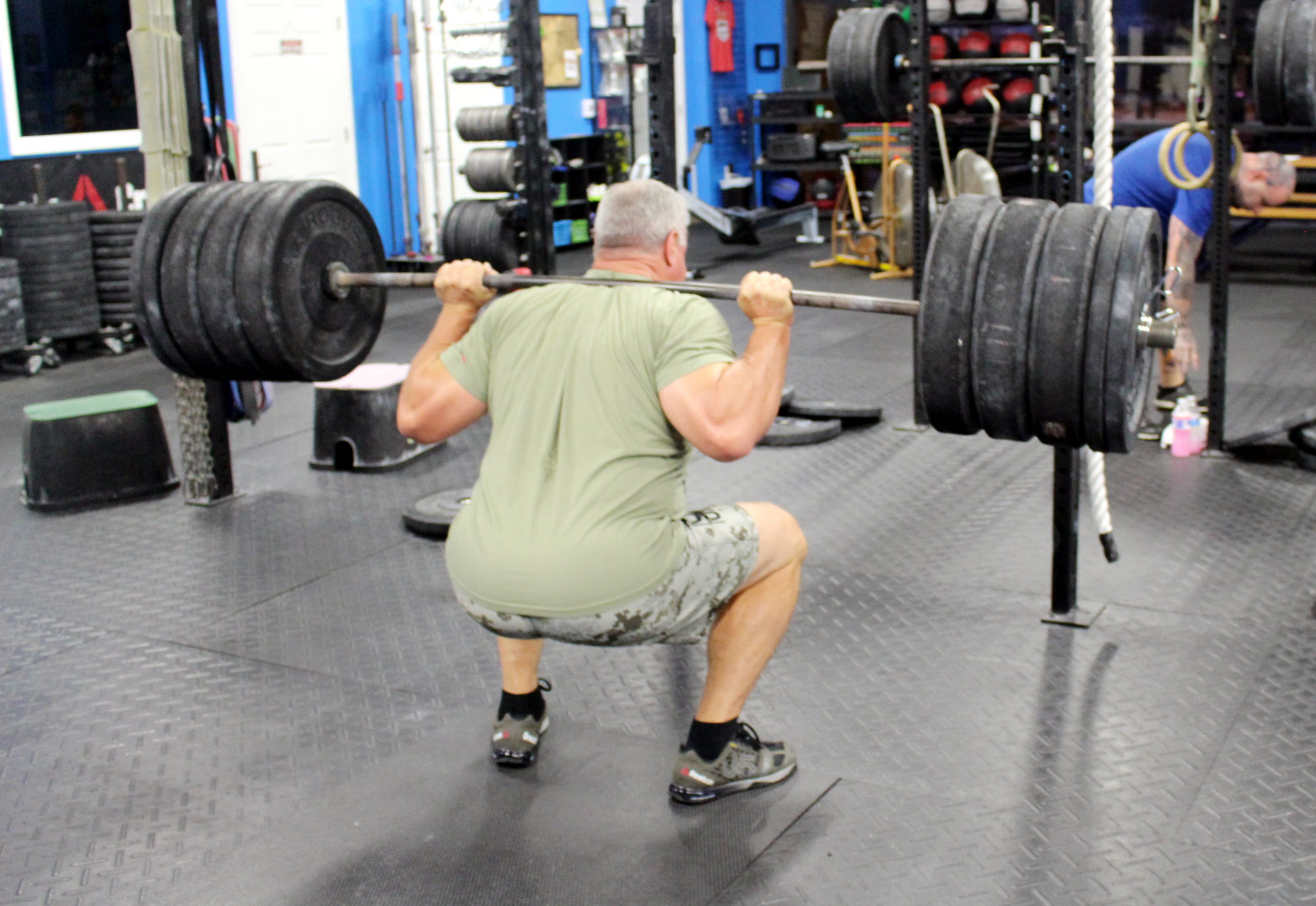 Ward with 355 lbs Back Squat at 50+ years young!