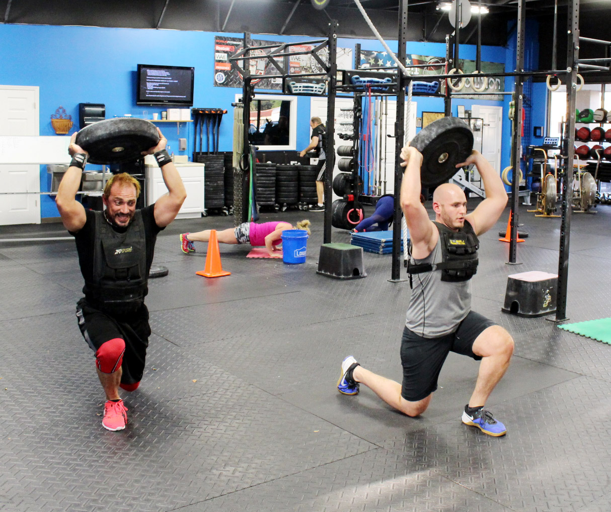 Breaking out the weighted vests to get ready for "Murph" soon