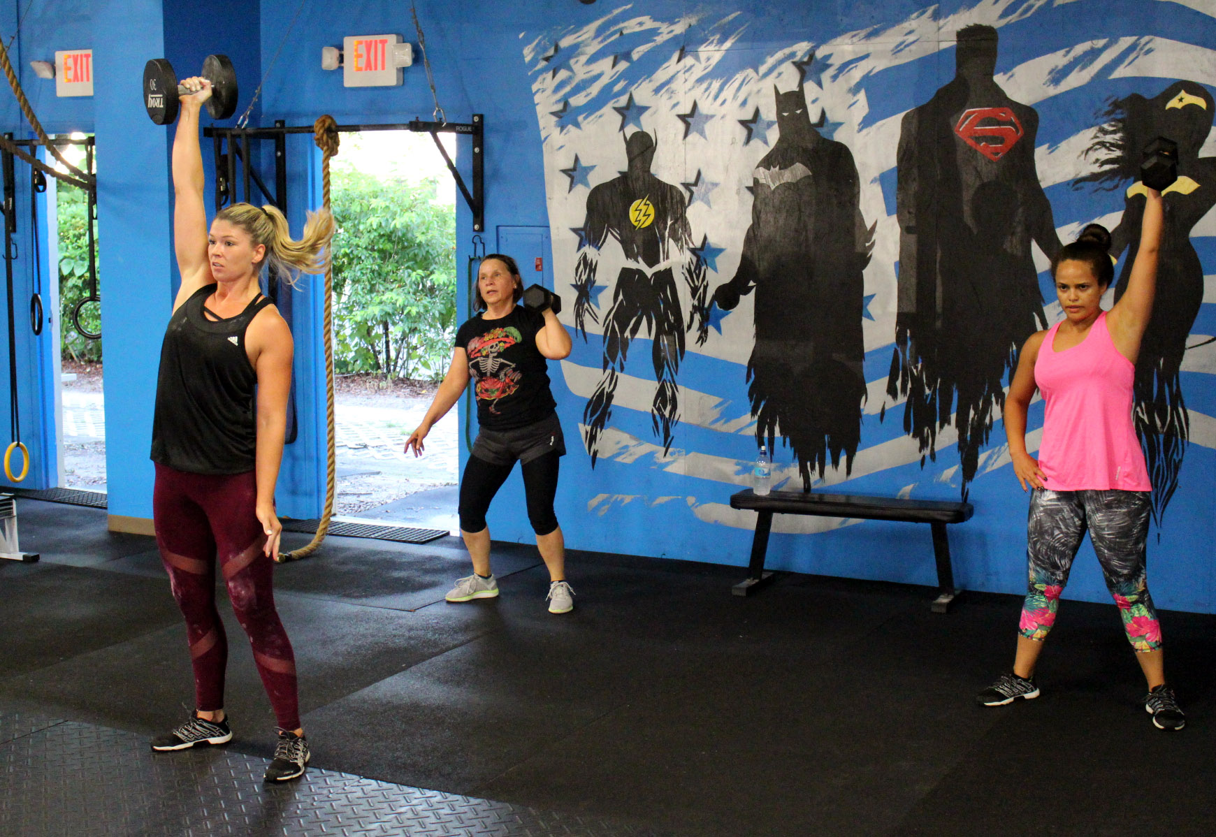 One arm work