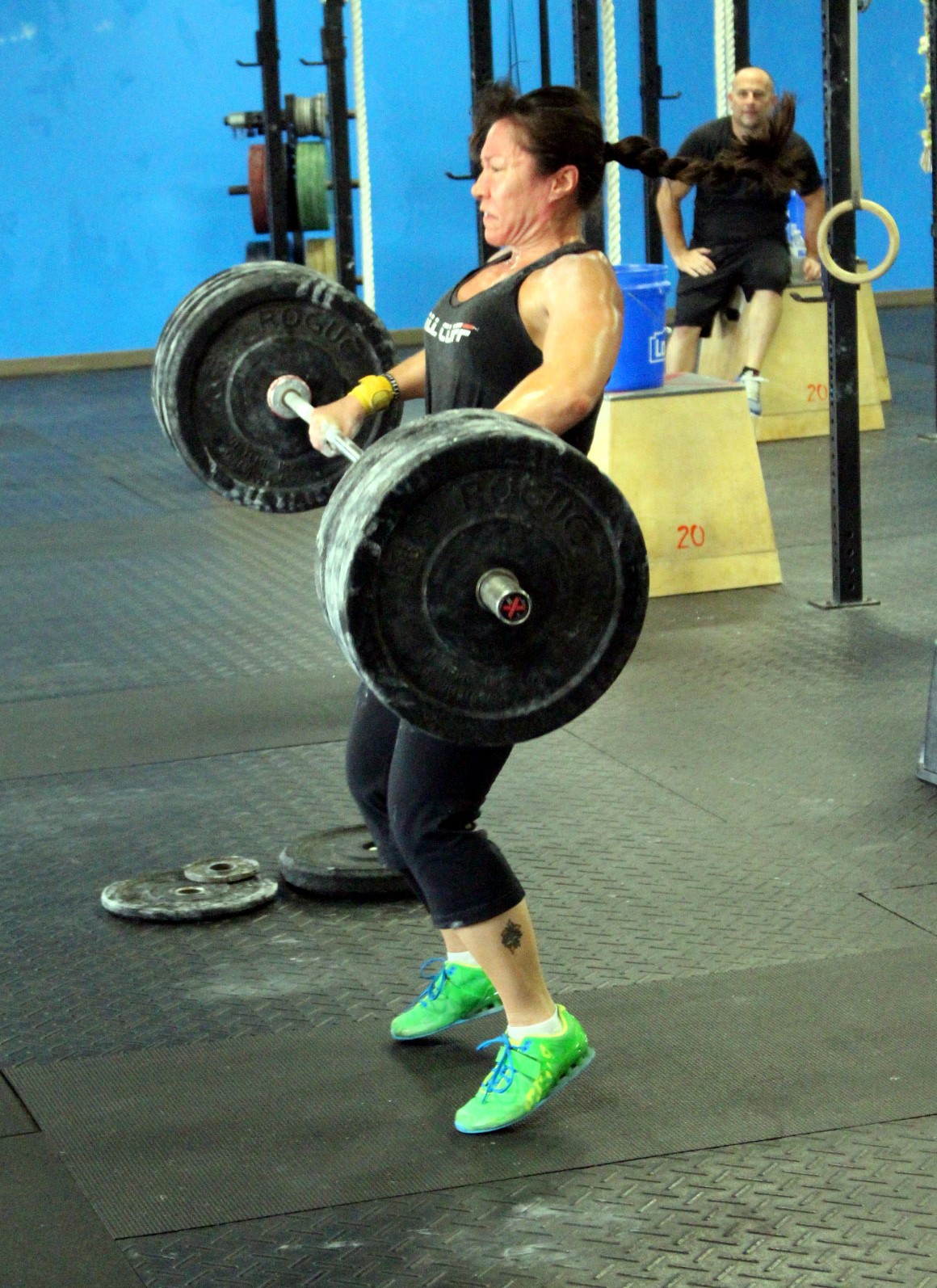 Monique with 183 lbs clean