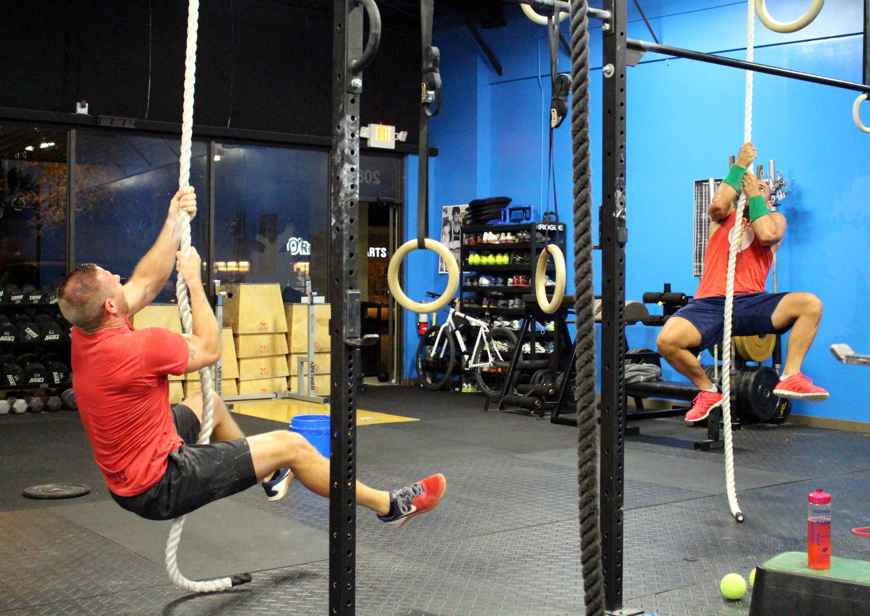 Legless Rope Climbs starting from Seated Position