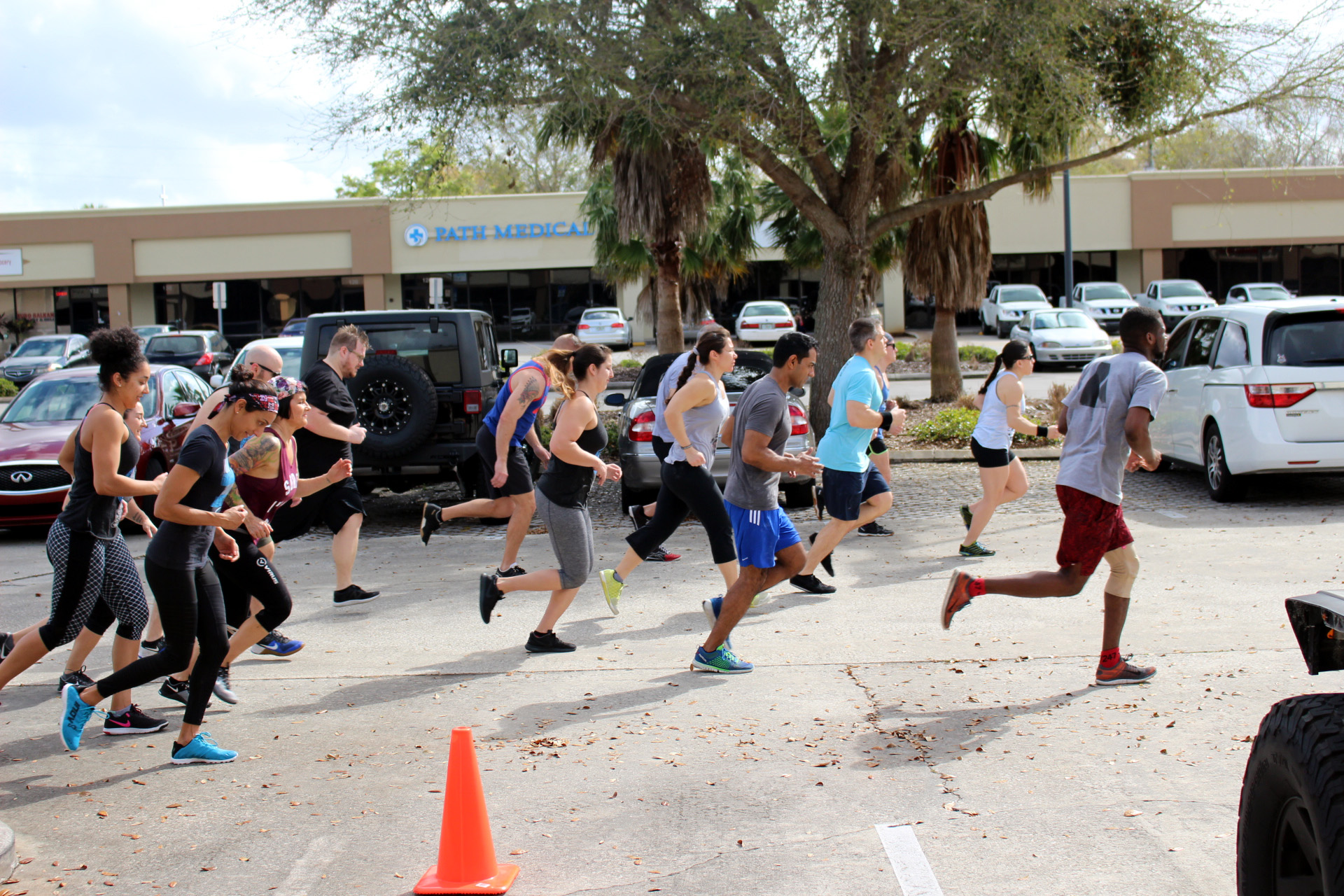 Saturday 9:30 am class tarting a run