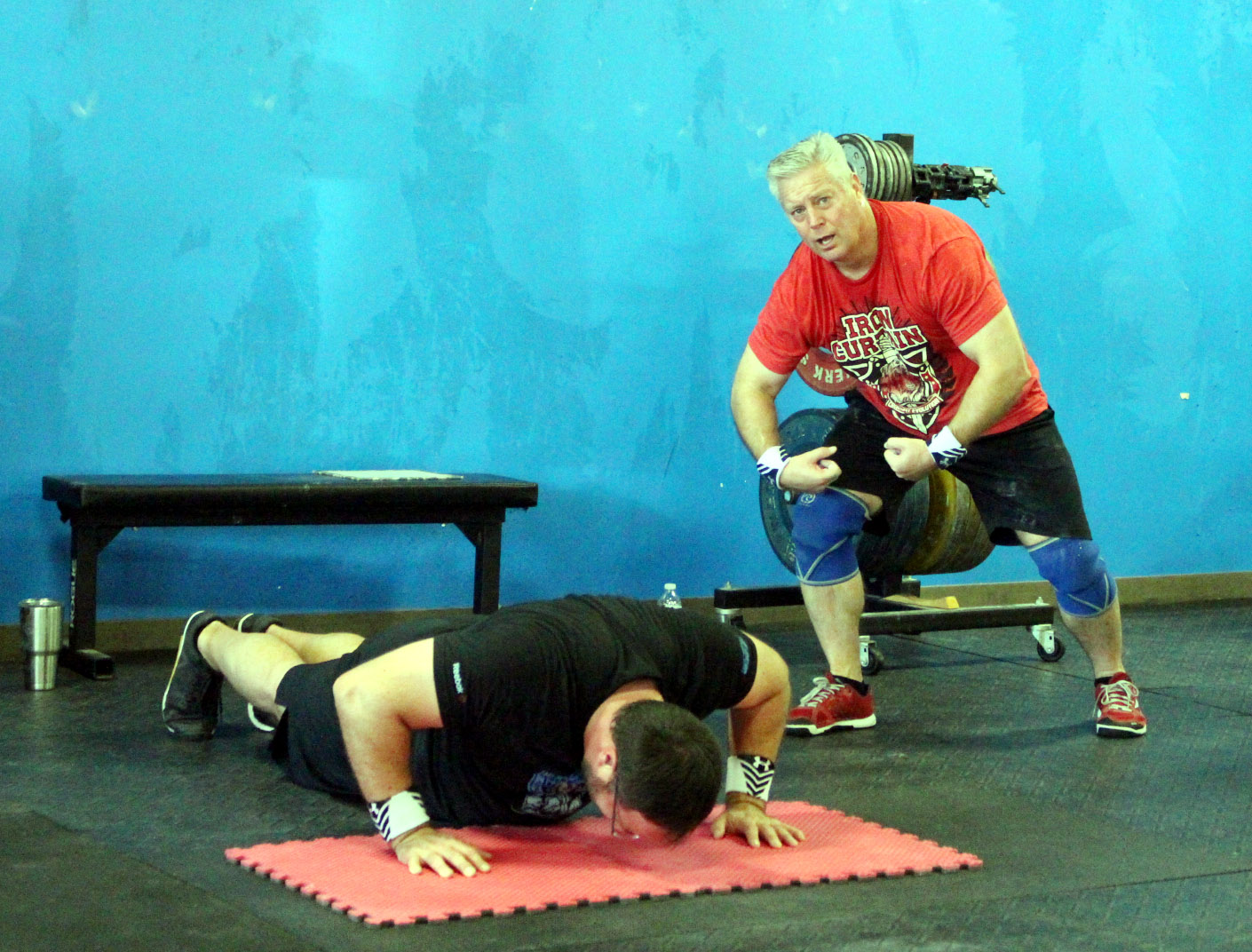 Chris & Jack aka "Team Hourglass" in action