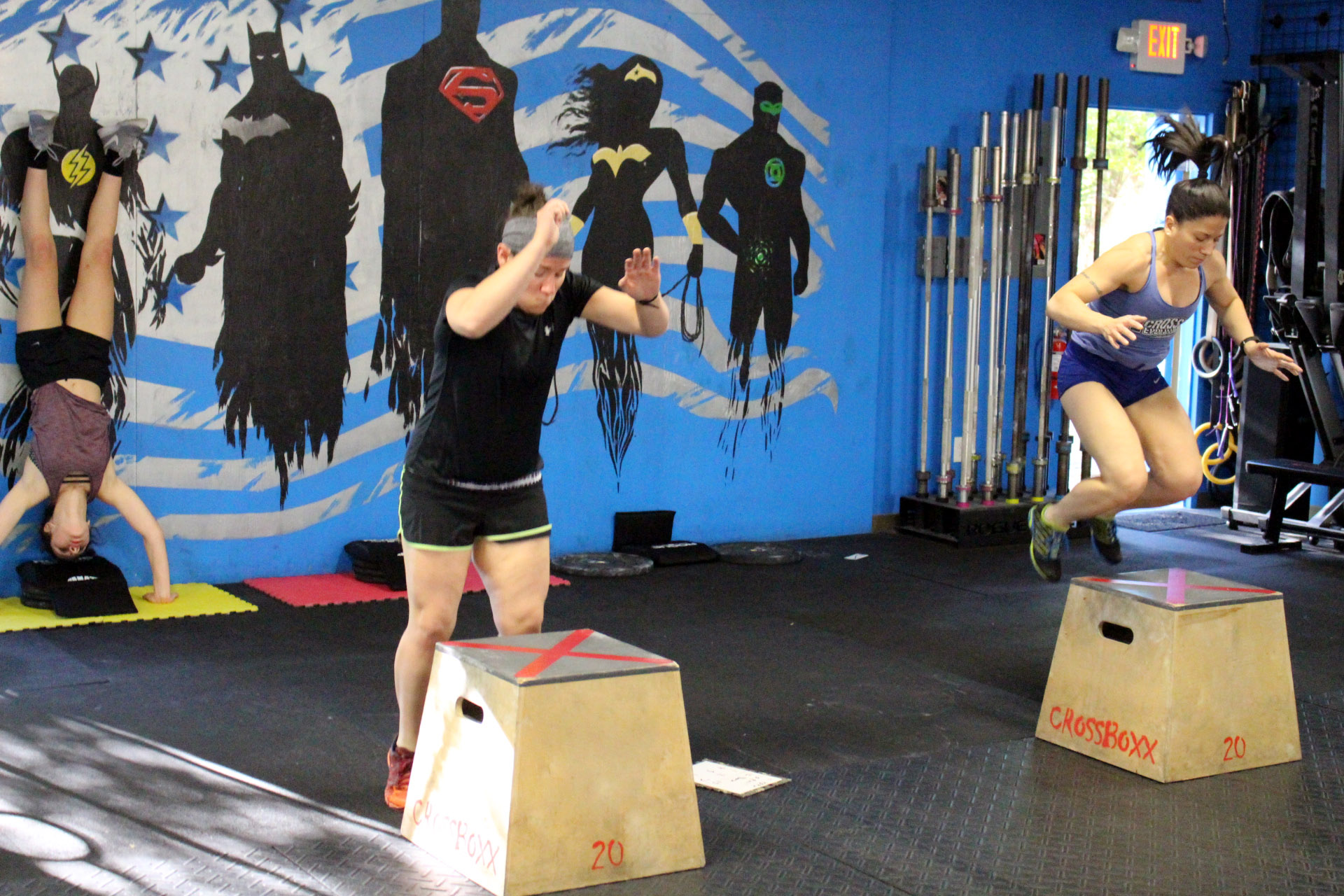 Box Jumps & Handstand Push-ups