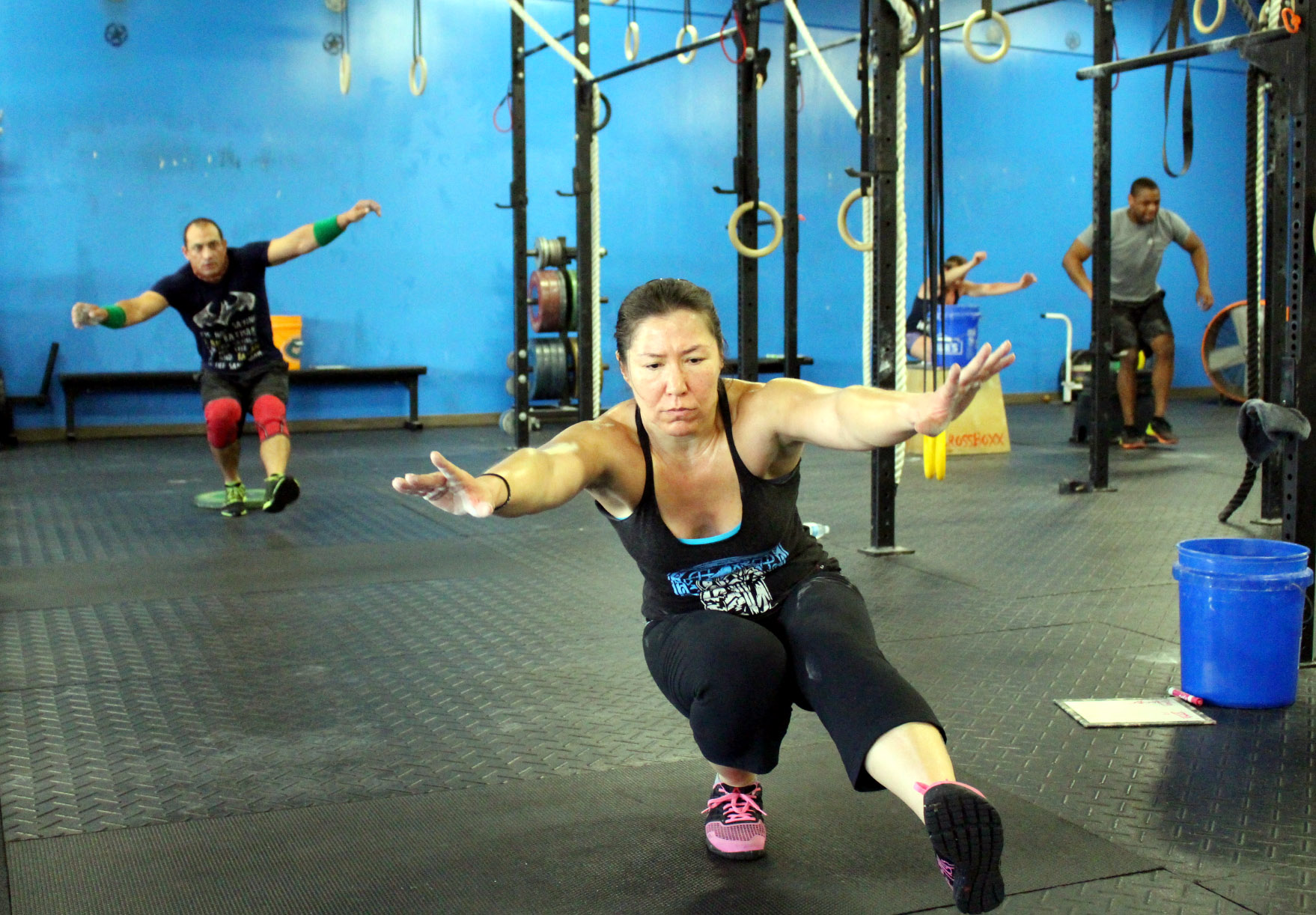 One legged squats aka Pistols