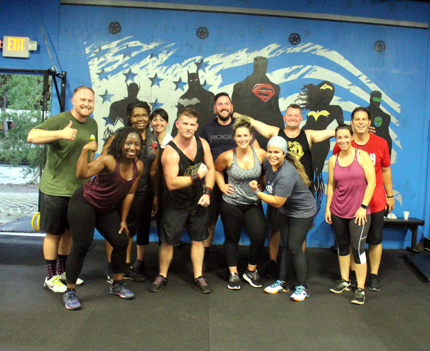 Action Church small group after a workout!