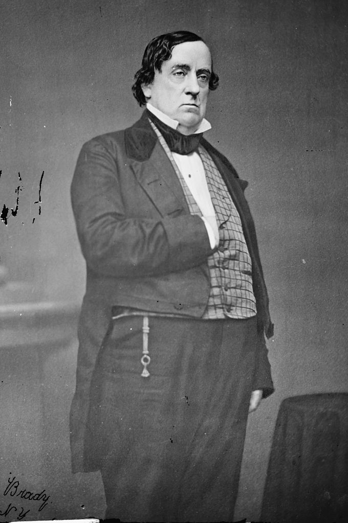 Lewis Cass, photograph by Mathew Brady, c. 1860 (Library of Congress). Cass was the Territorial Governor of the Michigan Territories from 1813 to 1831 who created Lenawee County in 1822, naming it after a Shawnee word meaning “the People.” He then divided the county into two townships, which he named after well-known native Americans: Tecumseh and Logan.