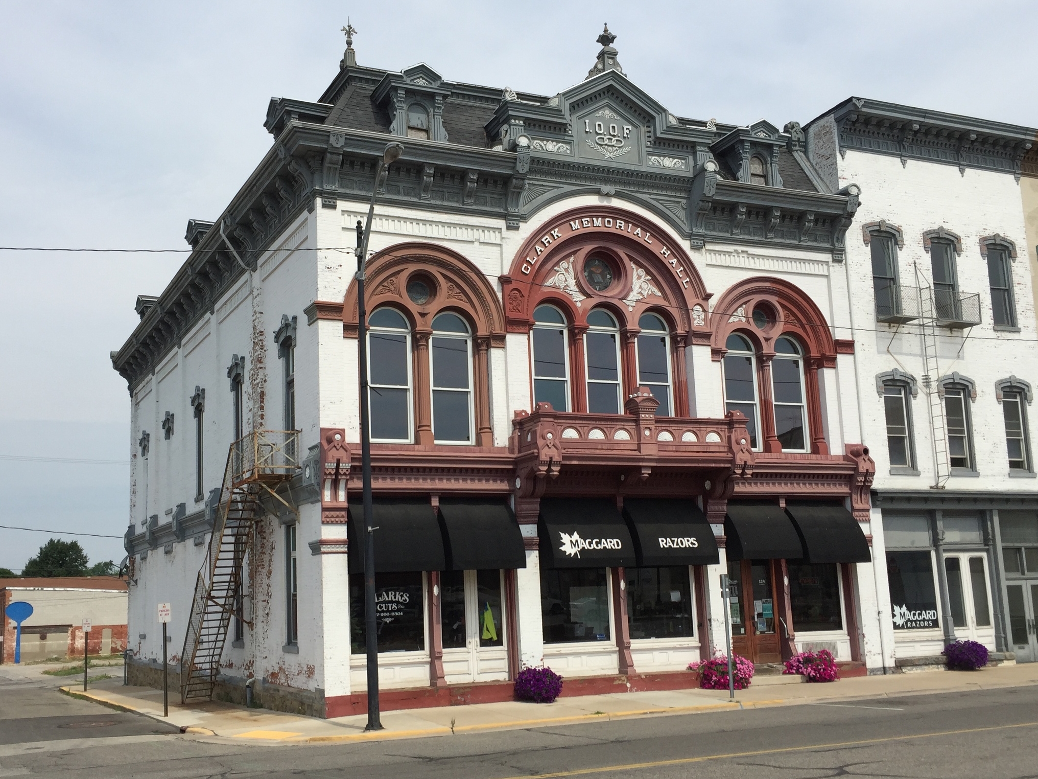 Clark Memorial Hall, 124 South Winter Street, 1887