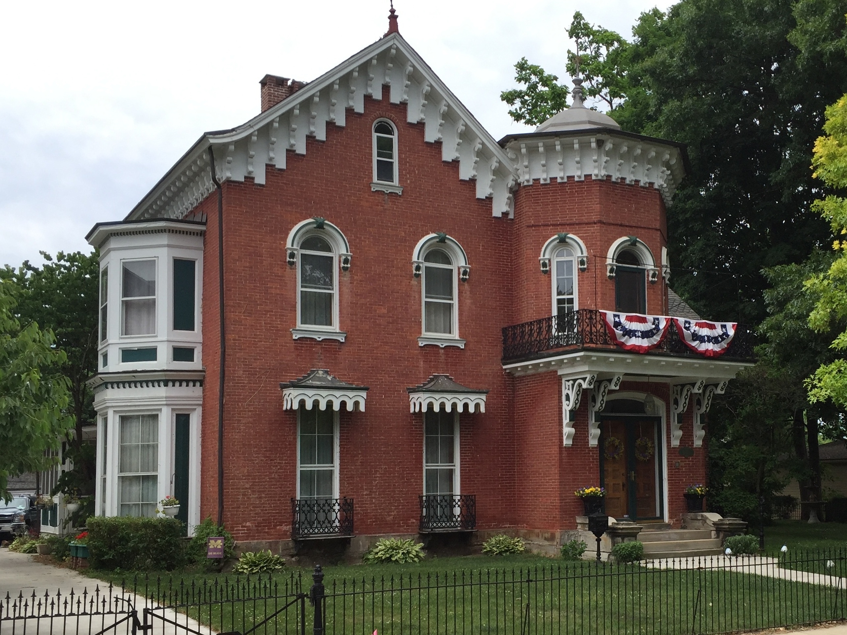 Italian Villa, Hart-Cavallero House, 430 Dennis Street, 1856 Click here to read an essay about the Hart-Cavallero House by Kelleann Kerekes