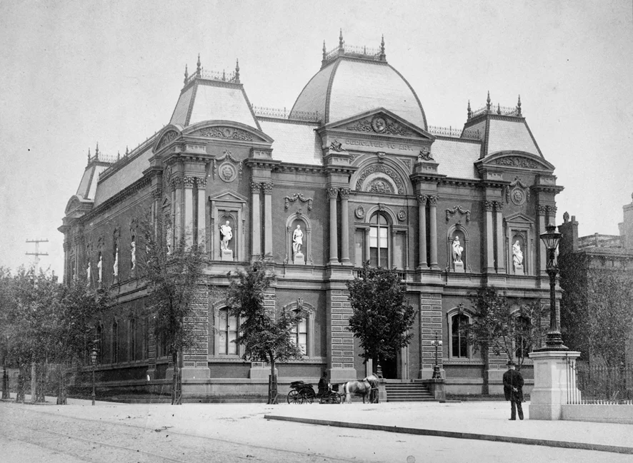 James Renwick’s Corcoran Gallery in Washington, DC, 1859-71, photograph from 1884-88