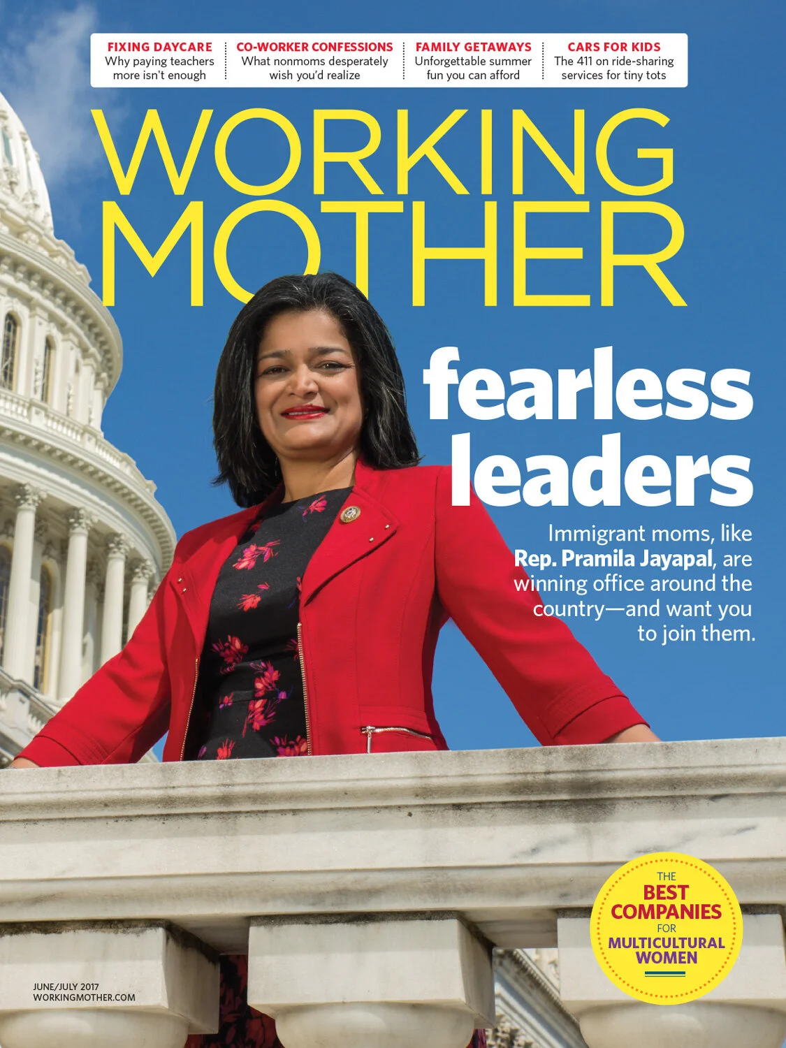 Rep. Pramila Jayapal for Working Mother