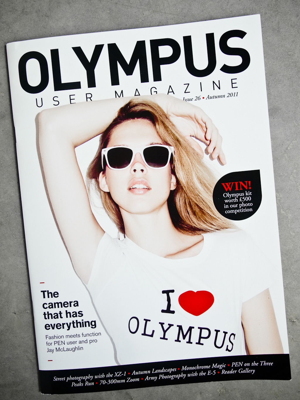 Olympus User Magazine Cover feature Jay McLaughlin PEN E-PL1