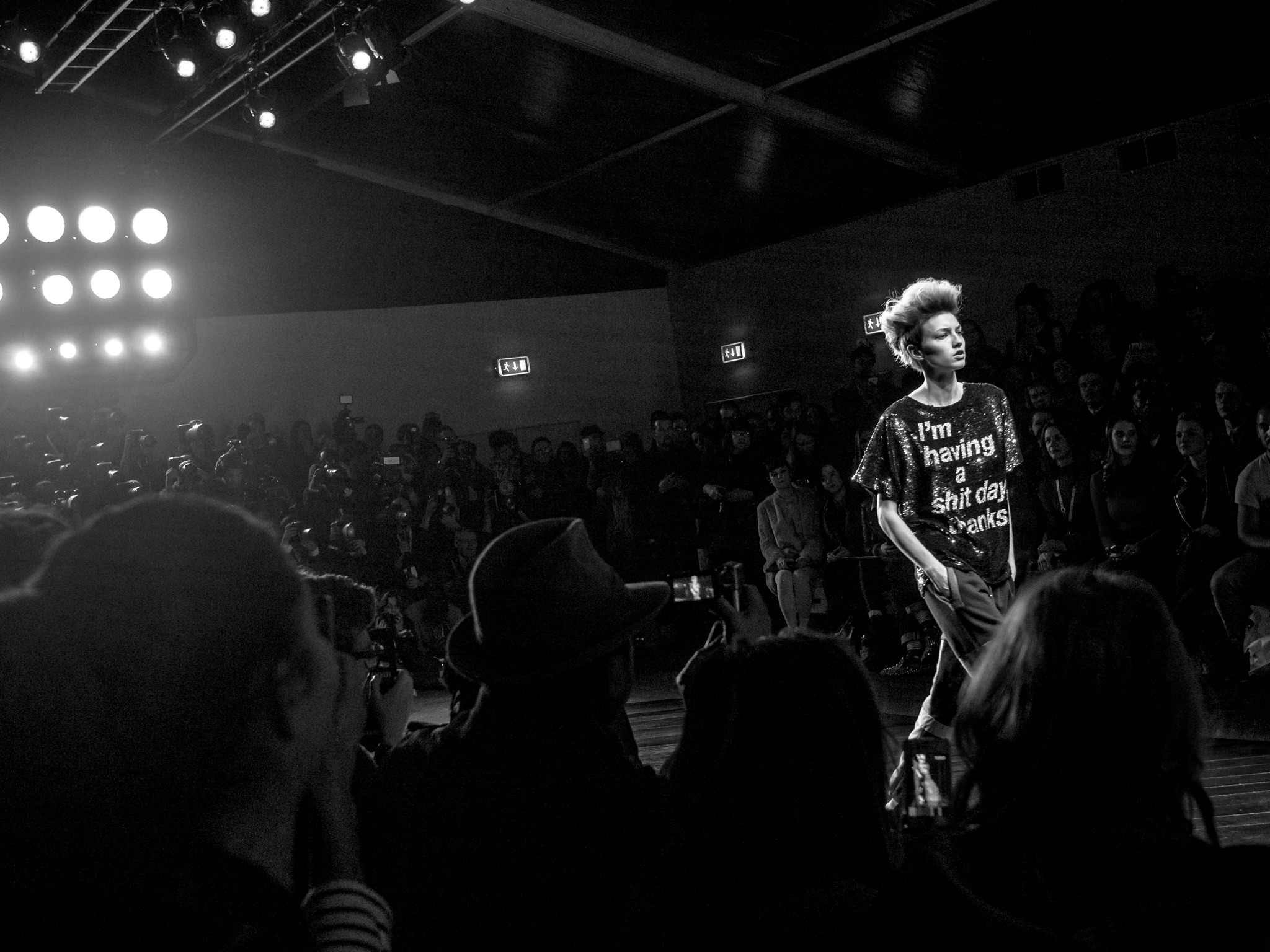 London Fashion Week LFW Runway Show Photography Photograph How to Model Walking Catwalk Youtube Video Guide Tutorial Ashish Having a Shit Day Thanks