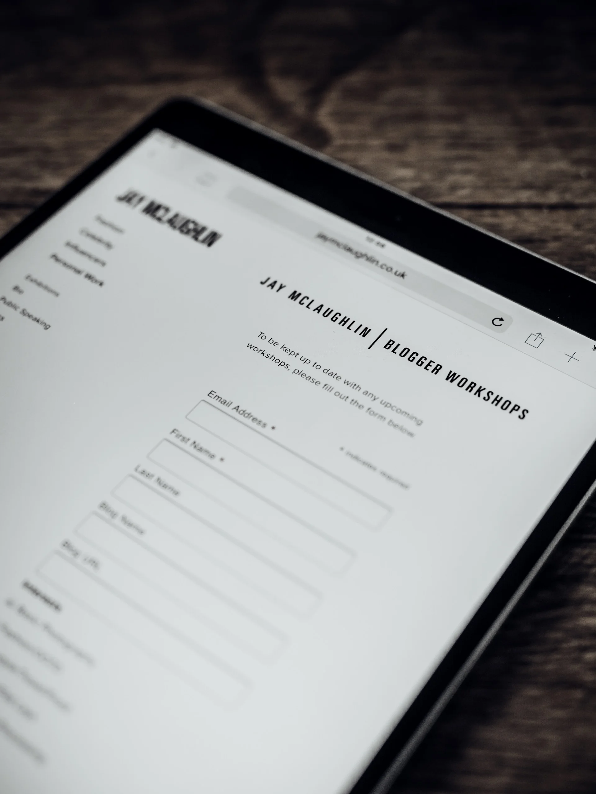 Blogger Workshops Mailing List