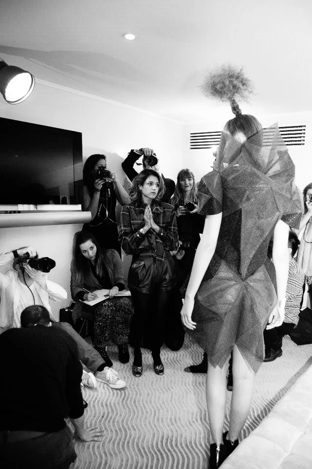  Bryce Aime Live Photoshoot LFW London Fashion Week Mayfair Hotel Jay McLaughlin SS12 Hasselblad Broncolor Klaudia Sonia Zogala Herman Ho BTS Behind the Scenes 