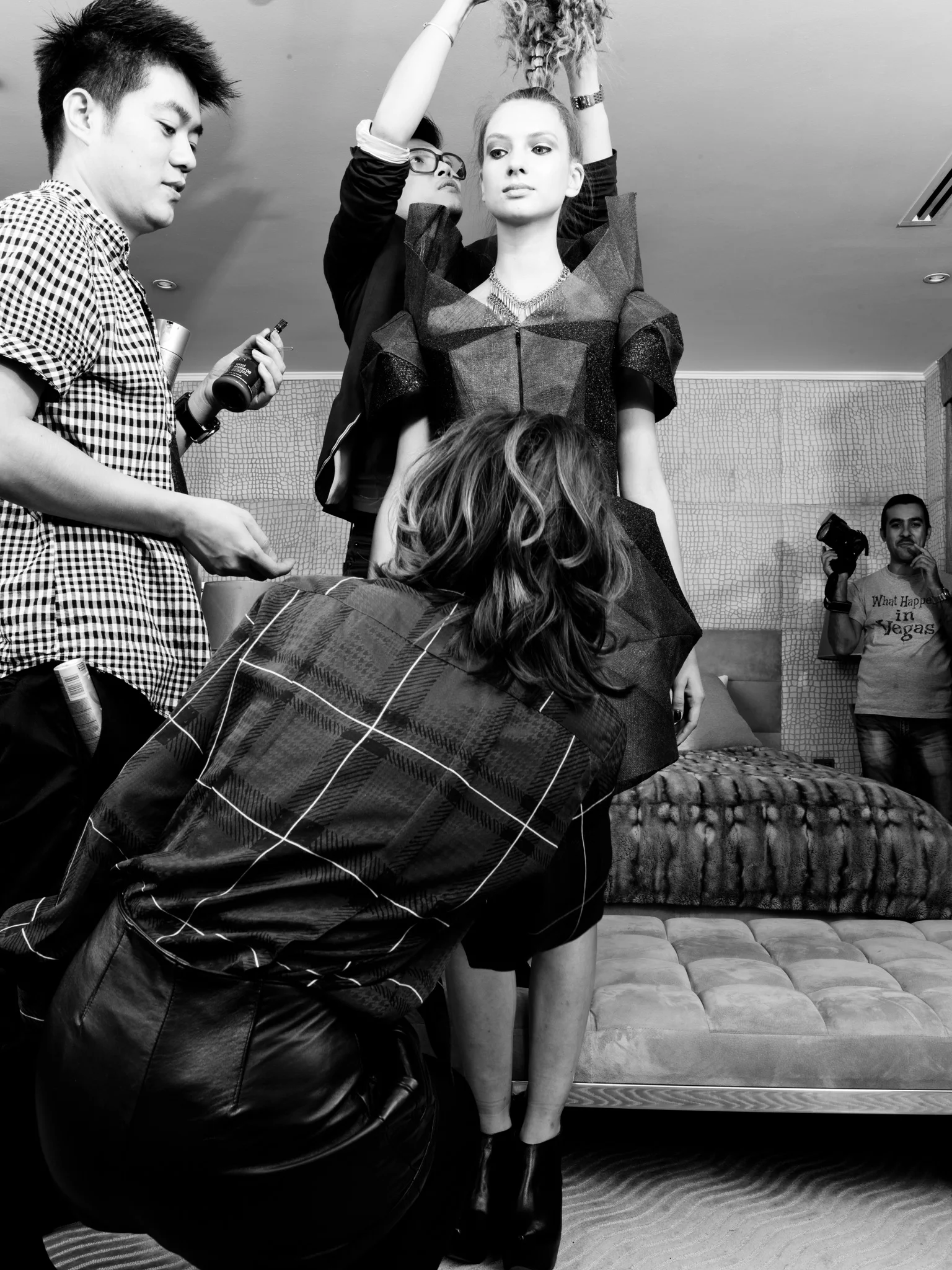  Bryce Aime Live Photoshoot LFW London Fashion Week Mayfair Hotel Jay McLaughlin SS12 Hasselblad Broncolor Klaudia Sonia Zogala Herman Ho BTS Behind the Scenes 