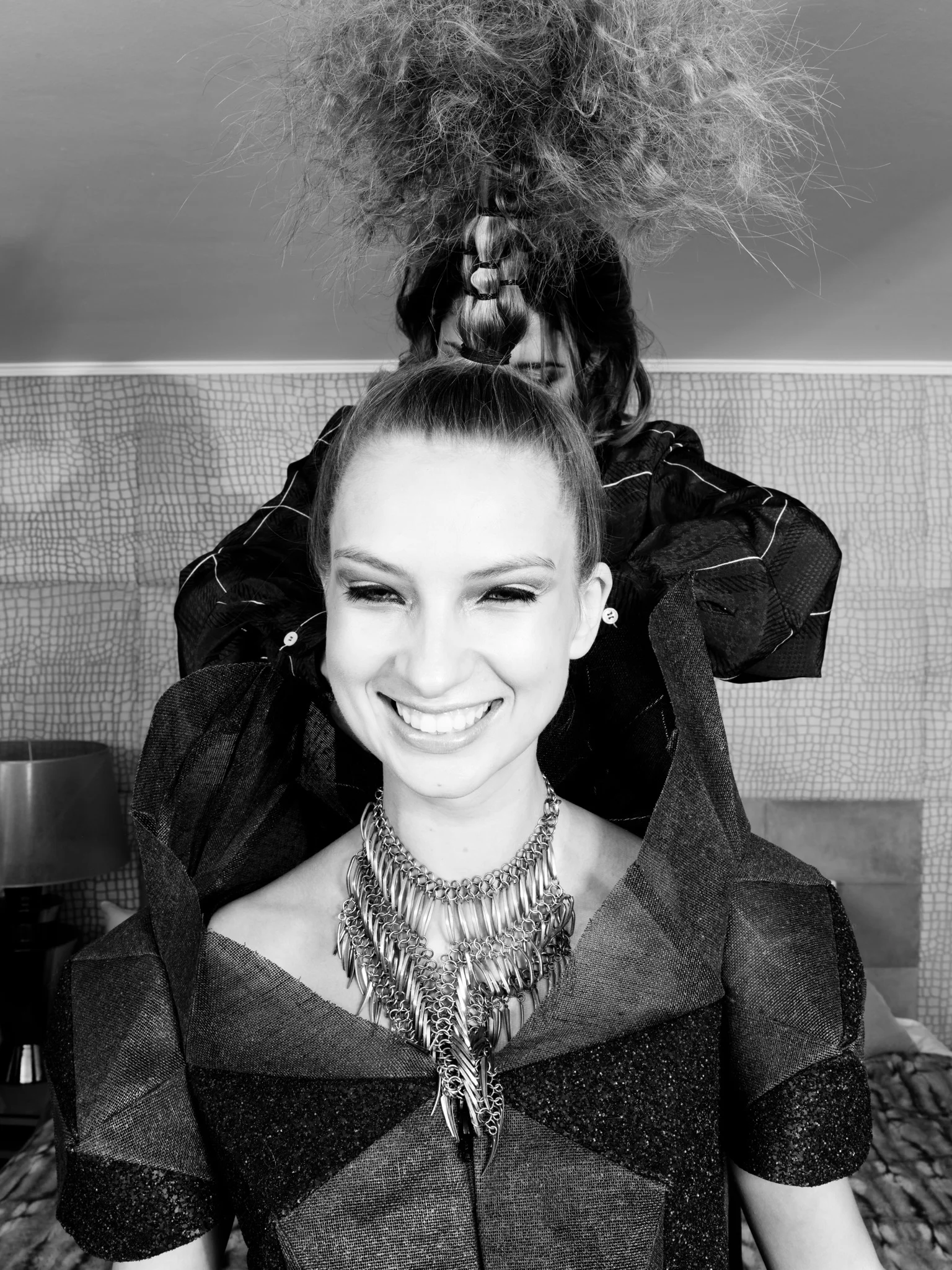  Bryce Aime Live Photoshoot LFW London Fashion Week Mayfair Hotel Jay McLaughlin SS12 Hasselblad Broncolor Klaudia Sonia Zogala Herman Ho BTS Behind the Scenes 