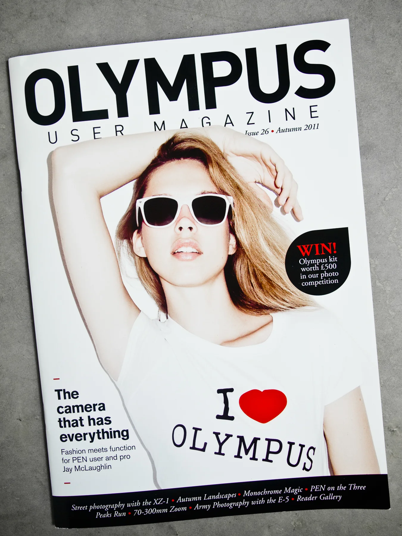 Olympus User Magazine Cover Feature Interview Article Jay McLaughlin PEN E-PL1