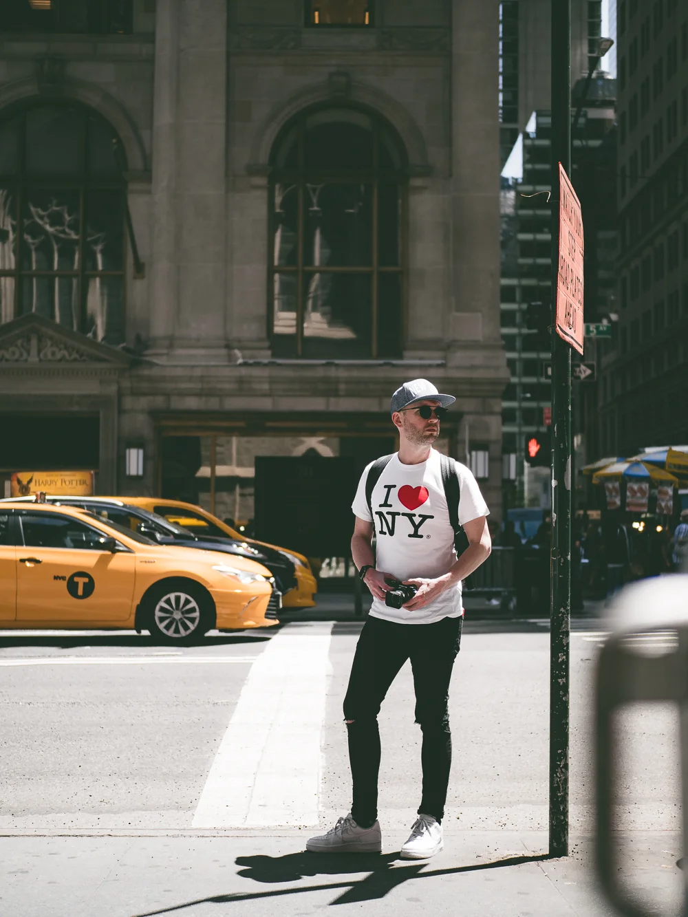 Jay McLaughlin Olympus PEN F NYC Yellow Taxi Photographer