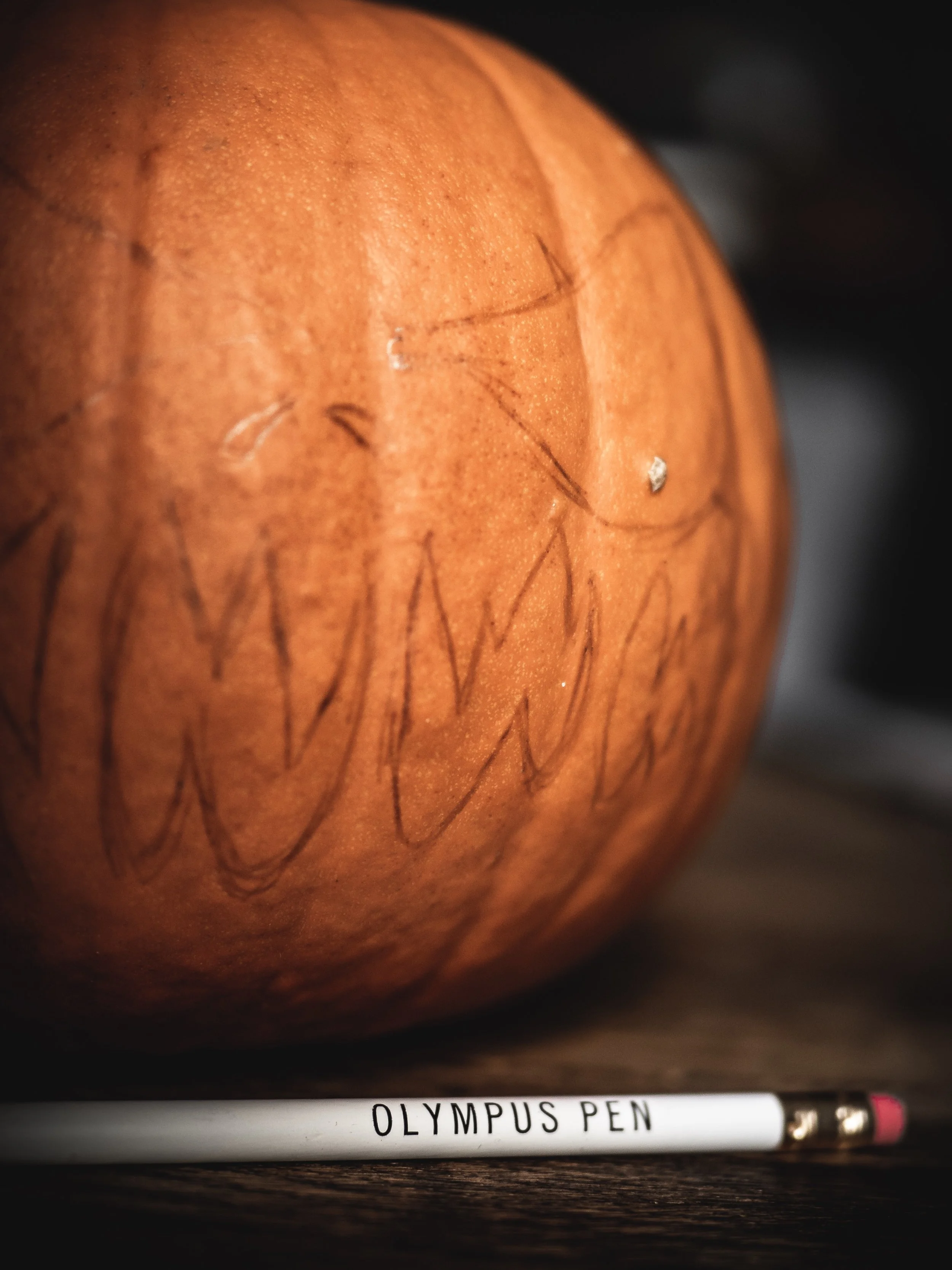 Halloween Pumpkin Carving Jack-o-Lantern Art Craft Creativity Scary Olympus PEN Pencil