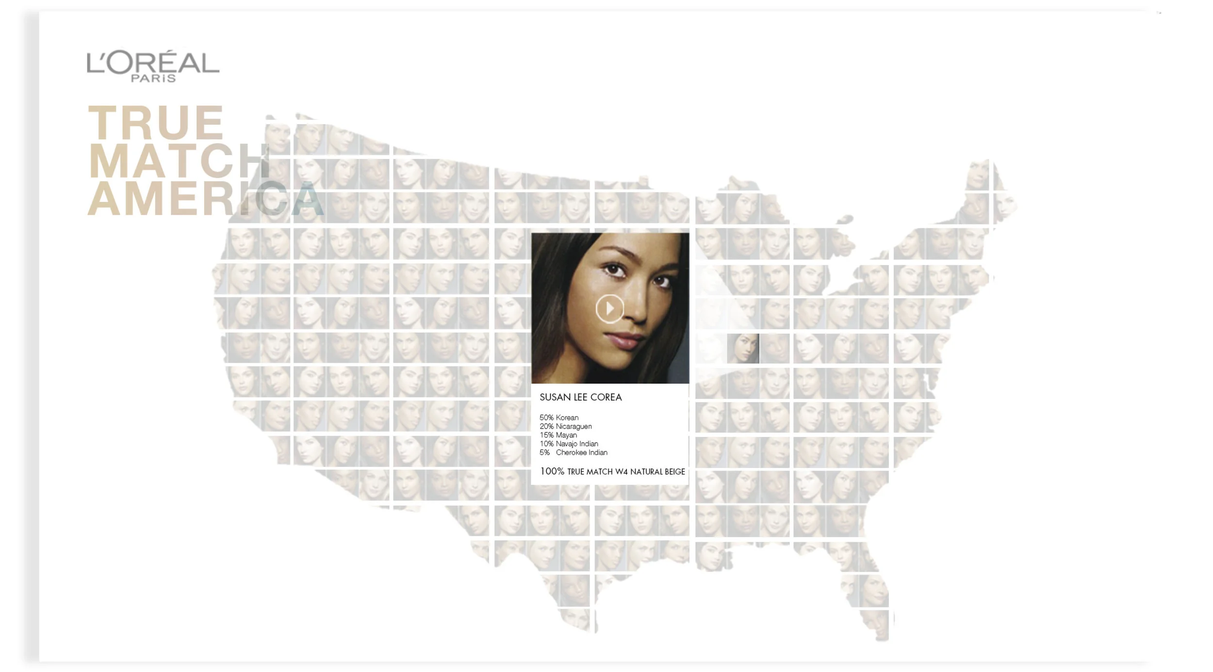  Tell us your story L'Oreal microsite 