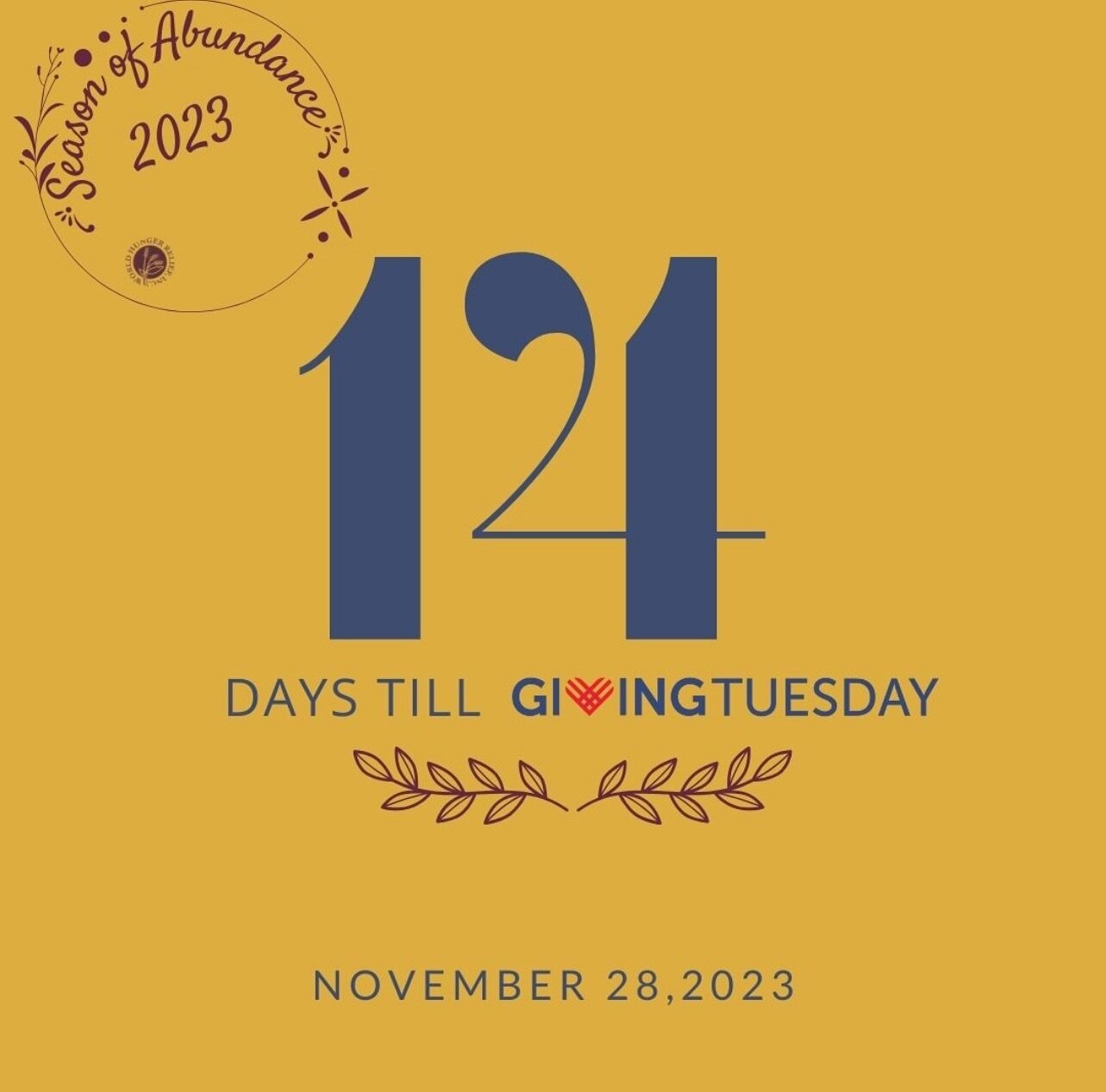 We are 14 days out from Giving Tuesday! Save the date for the day after Cyber Monday for the global day of Giving Tuesday!
#givingtuesday #nov28 #impactfulgivingtuesday