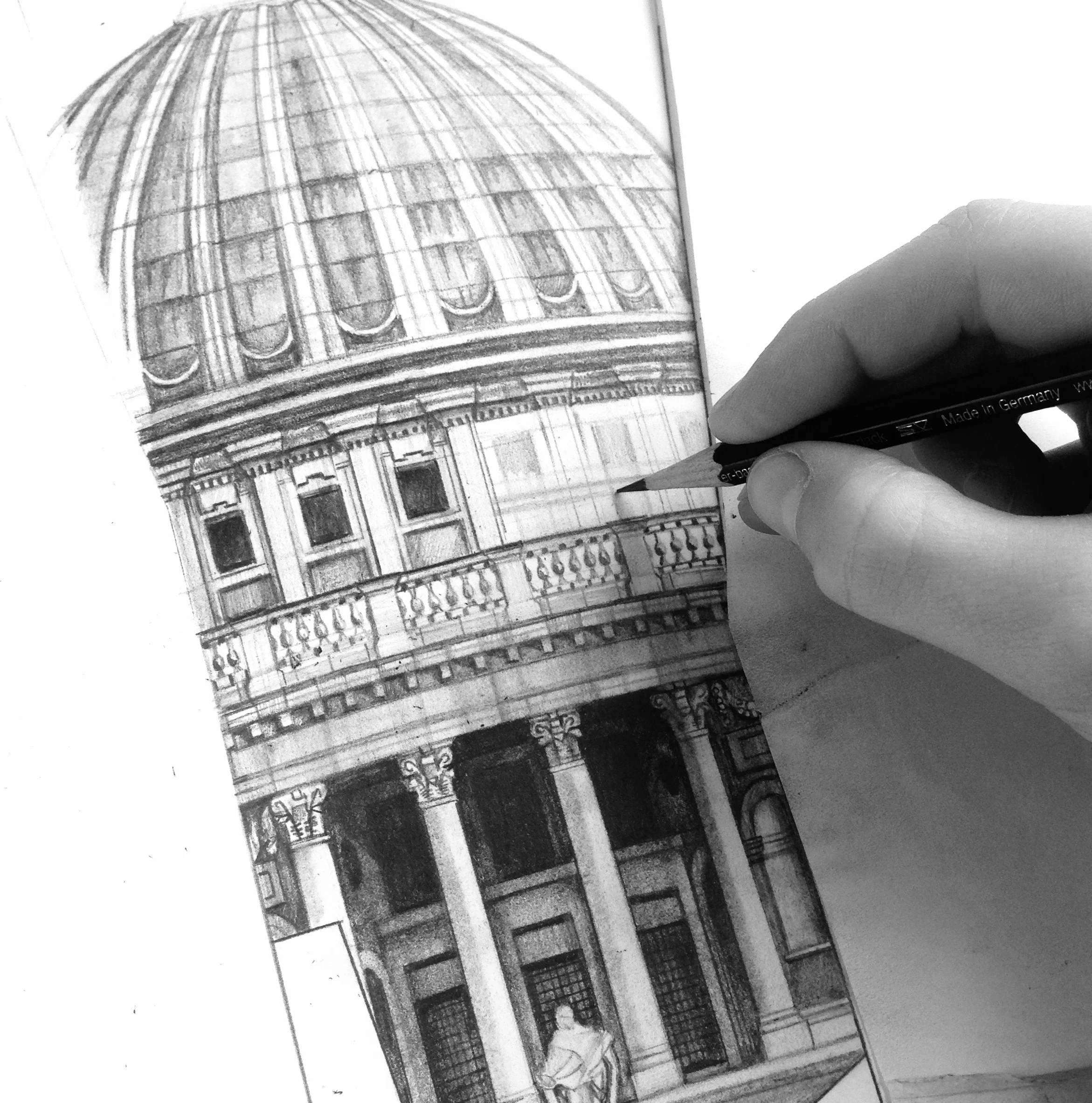 St Paul's Cathedral close up