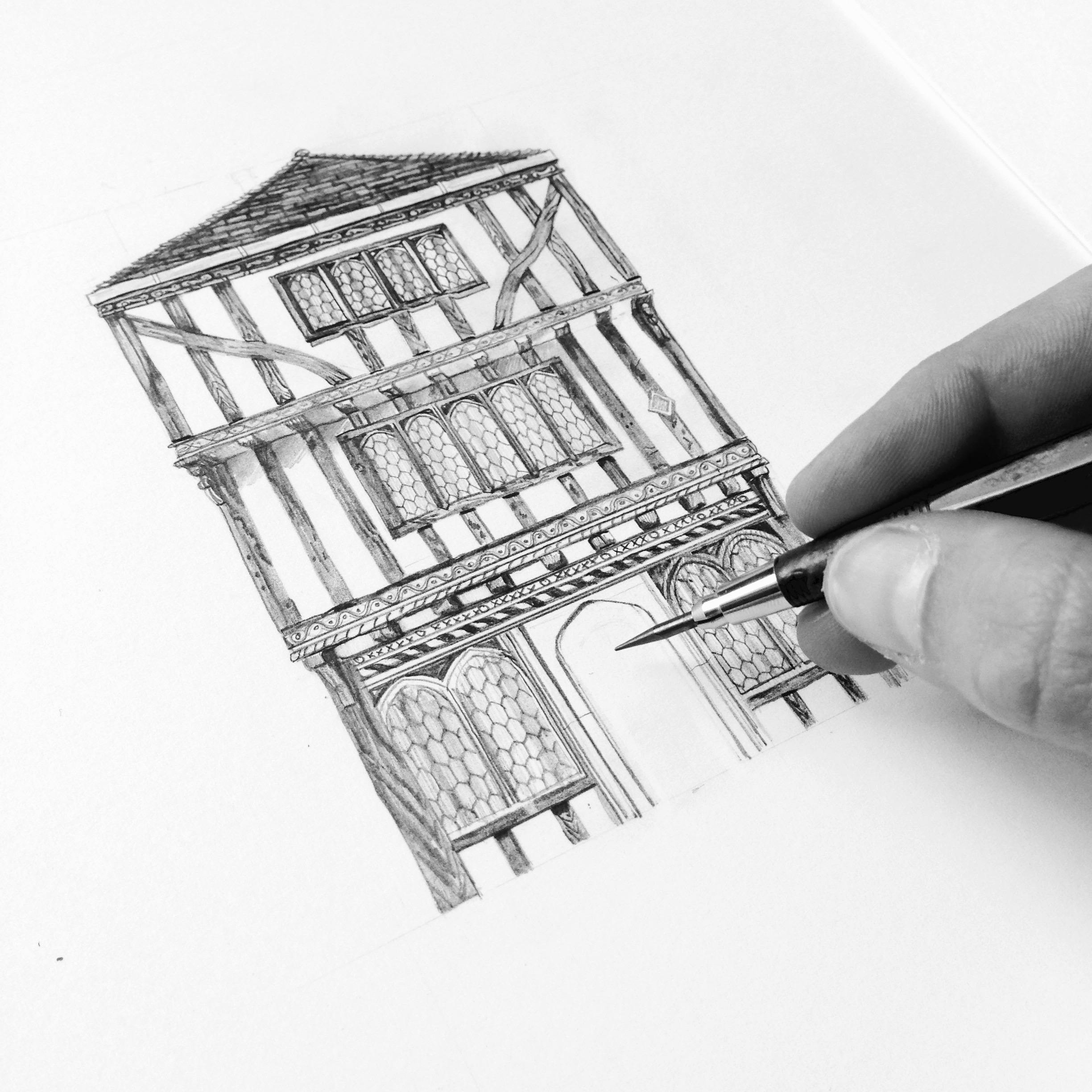 Timber framed building in Canterbury