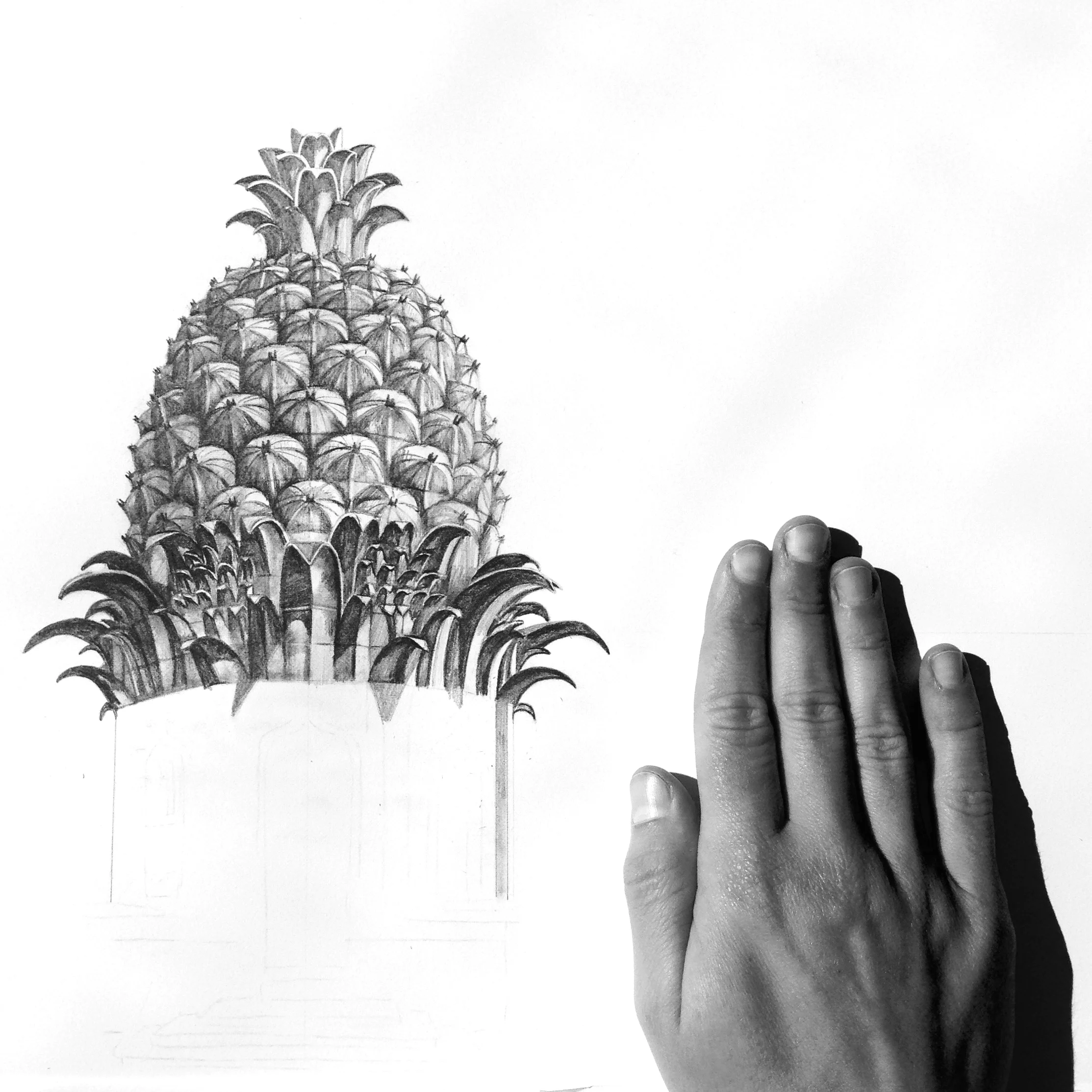 Dunmore Pineapple work in progress