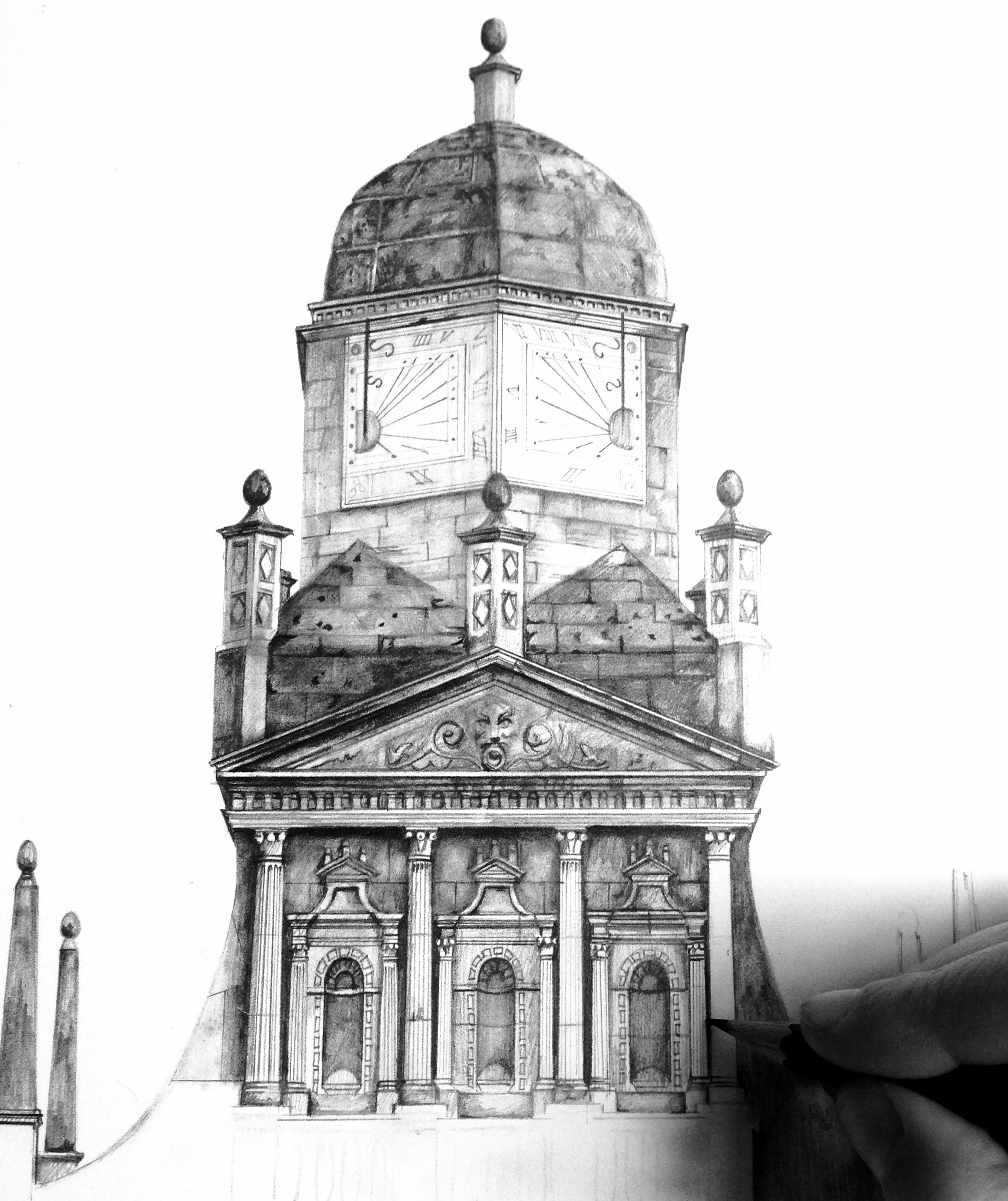 Gonville and Caius College Cambridge art print