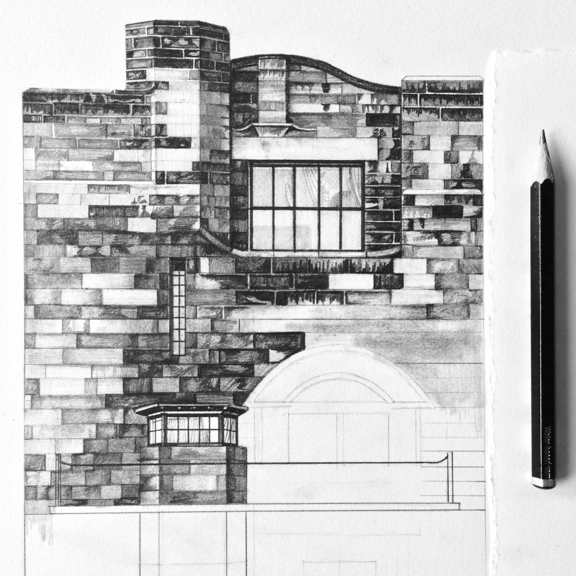 Minty Sainsbury — Glasgow School of Art Architectural Print