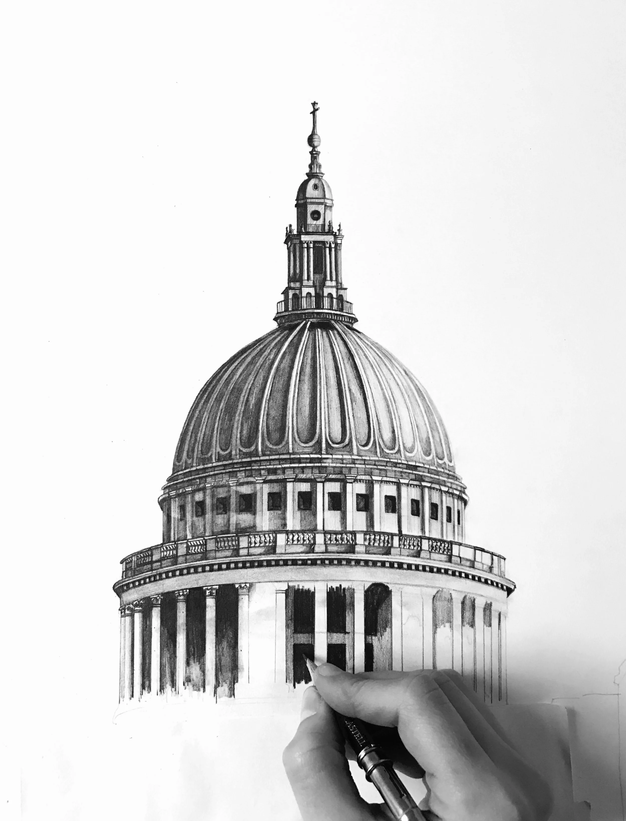 St Paul's Cathedral work in progress