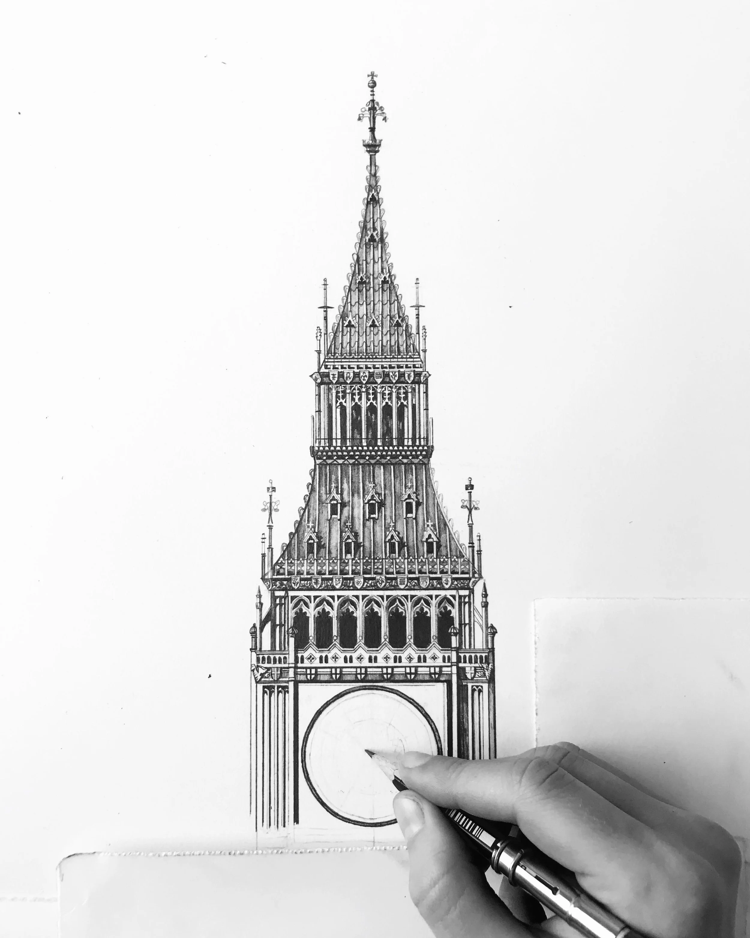 Big Ben London close up