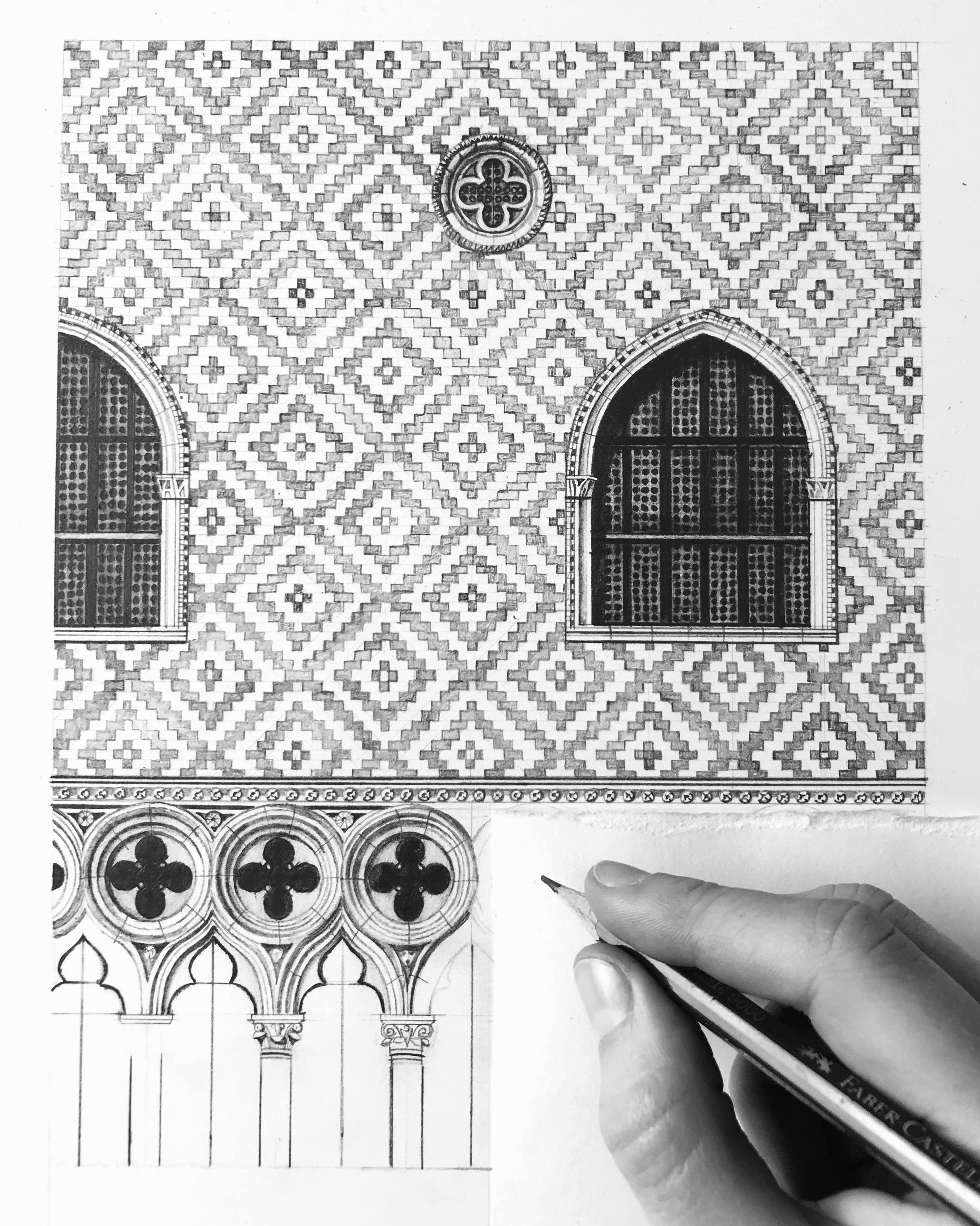 work in progress Doge's Palace Venice