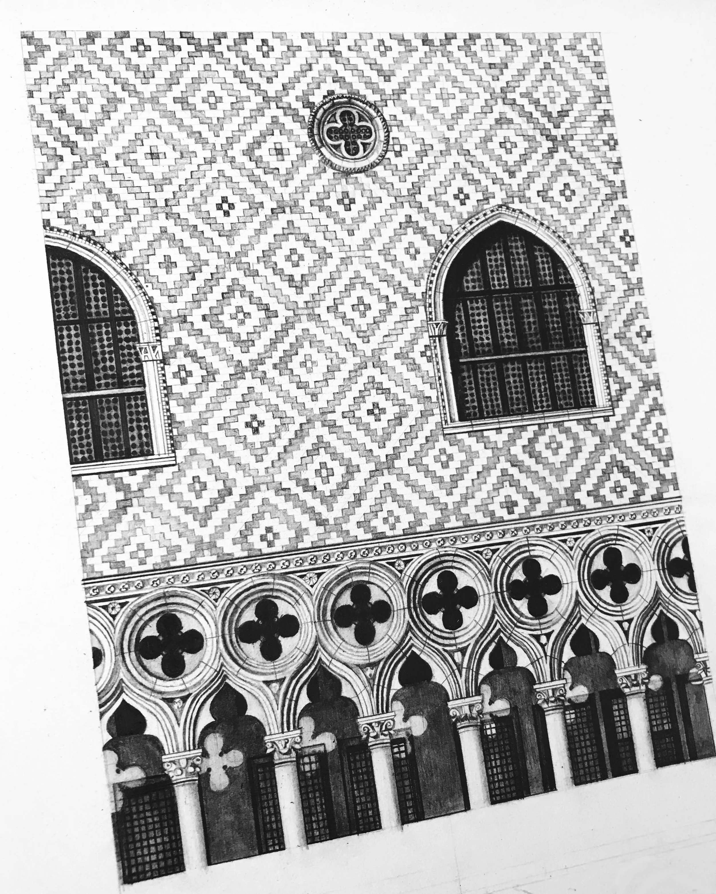 Architectural Prints Doge's Palace Venice