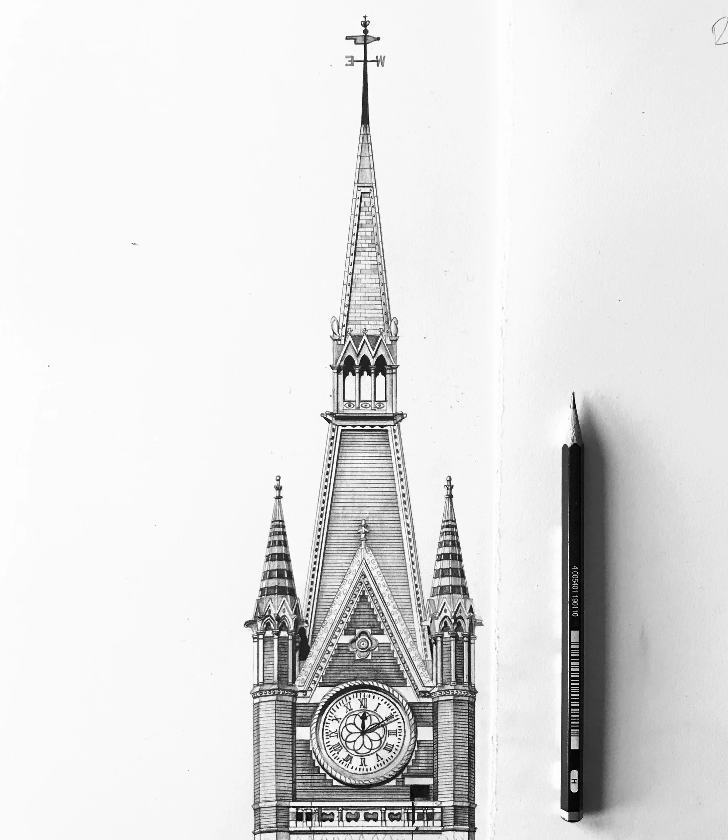 St Pancras detail close up