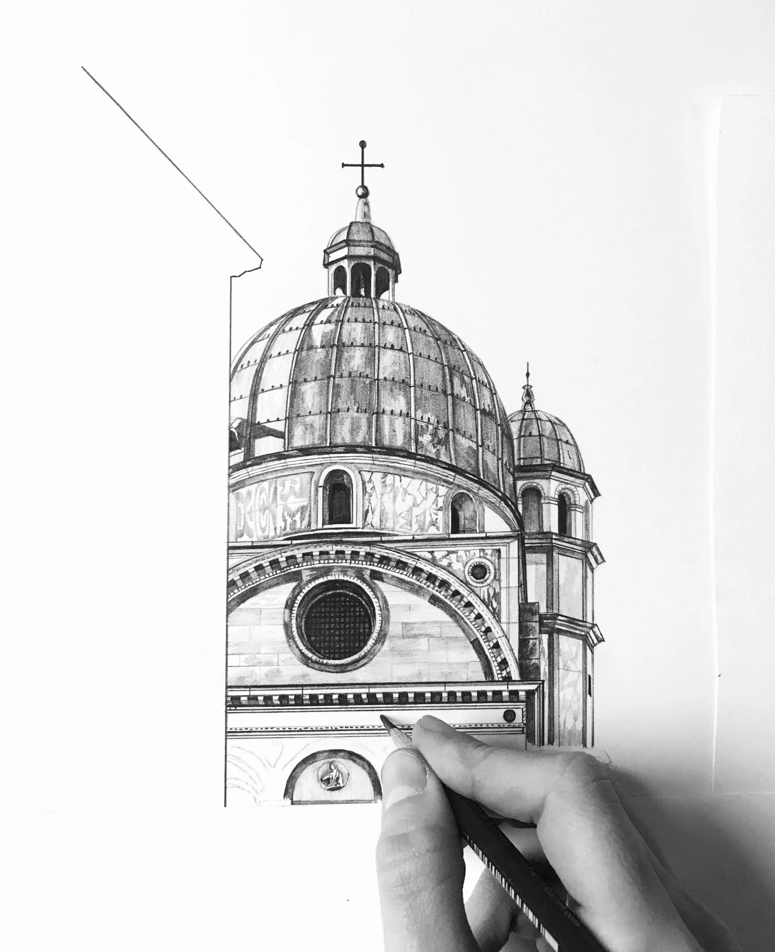 Miracoli Venice architectural drawing