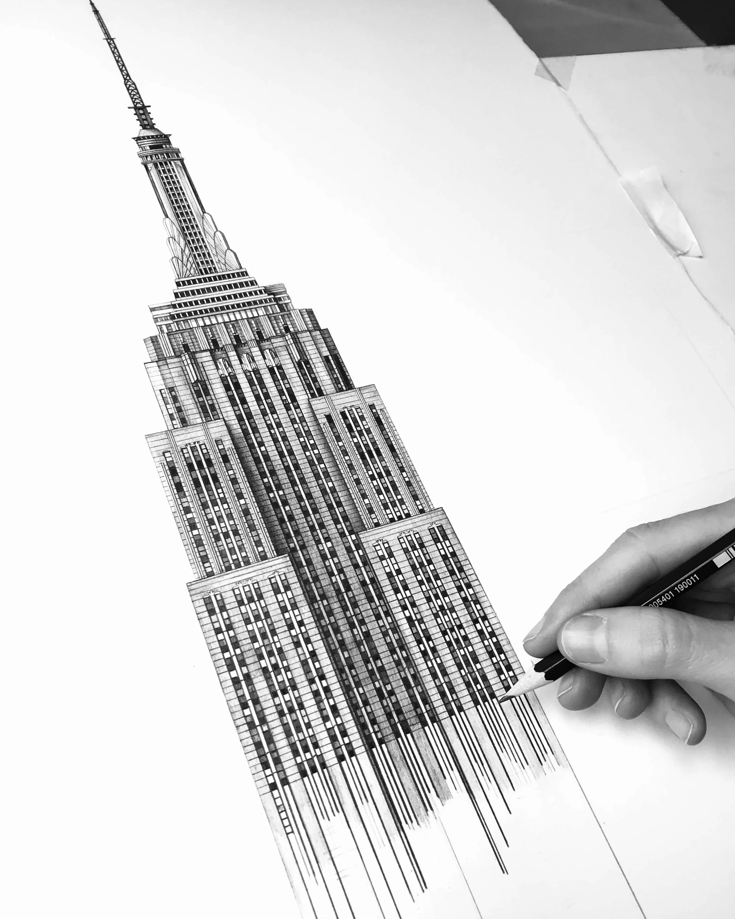 Empire State Building illustration