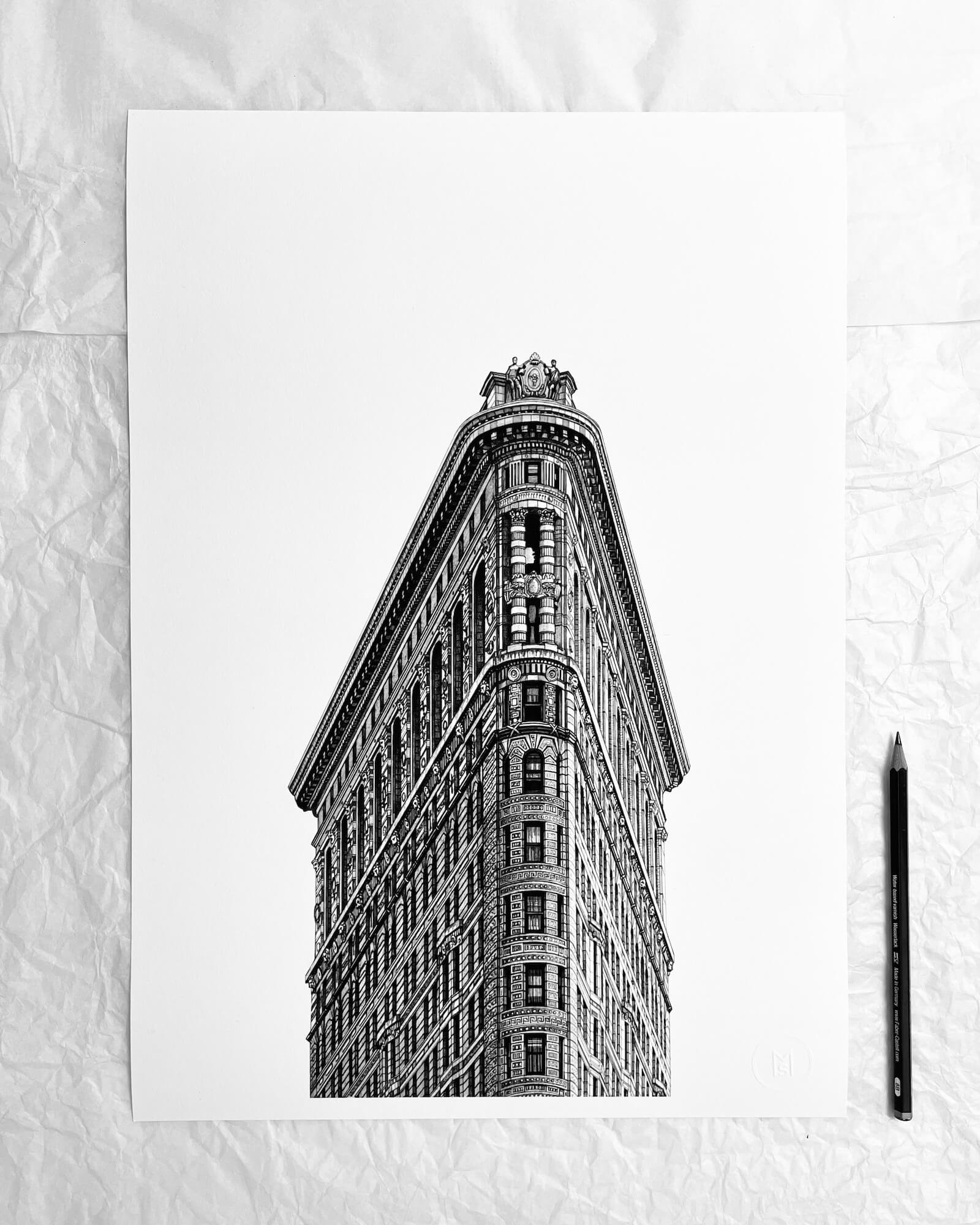 Flatiron Building Art Print
