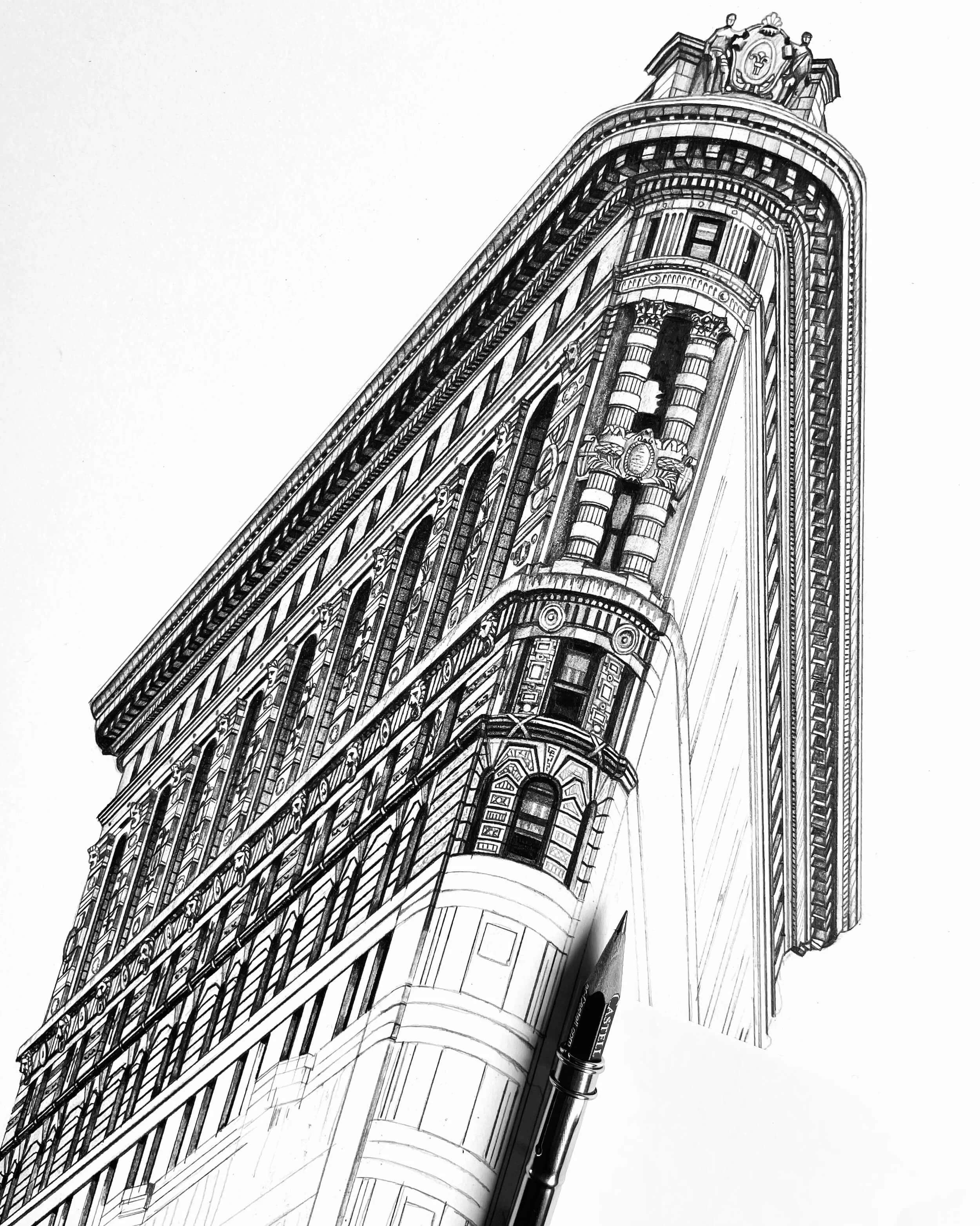 Flatiron Building Illustration
