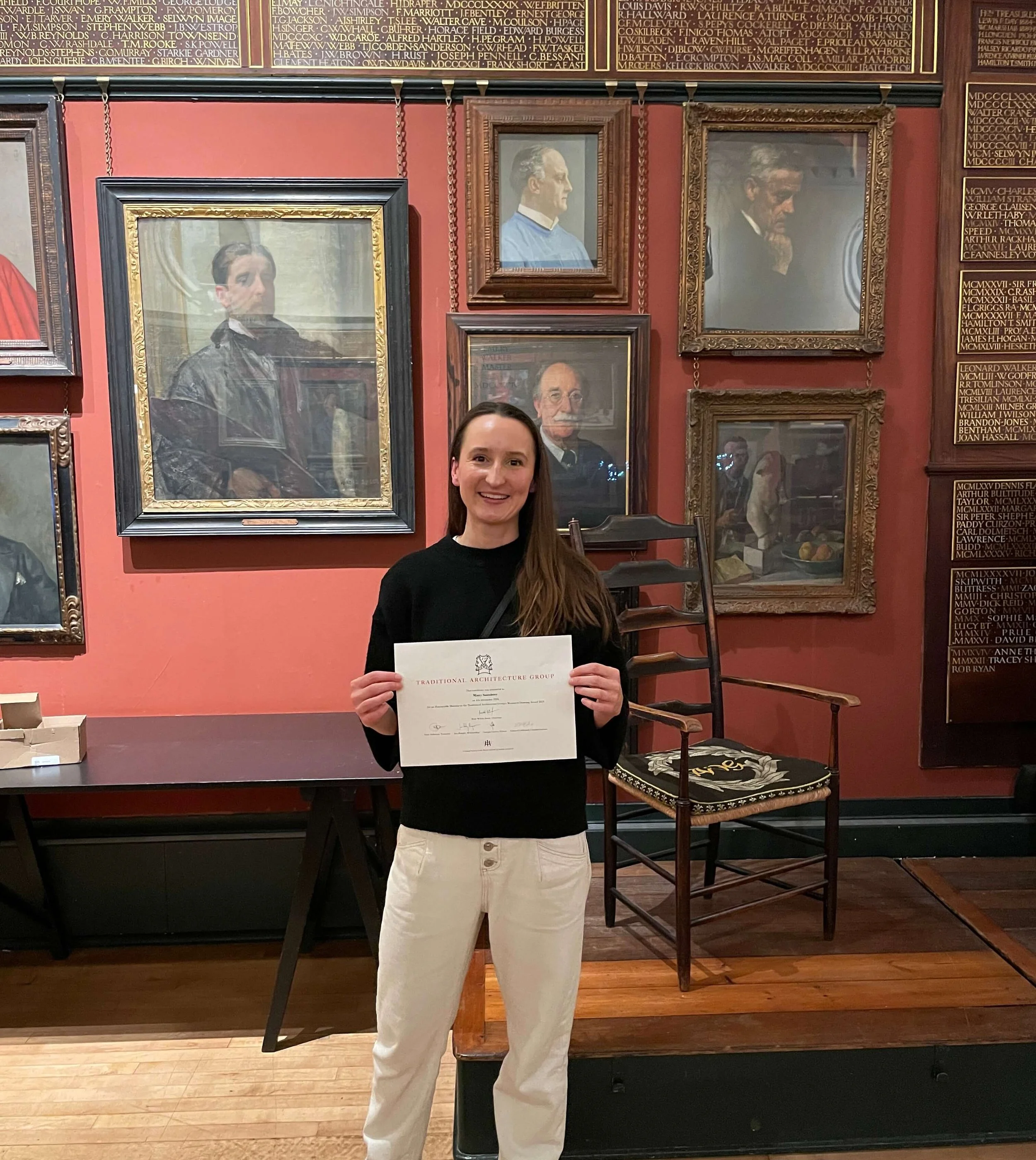  This drawing was shortlisted for the Measured Drawing Award and received an honourable mention. 