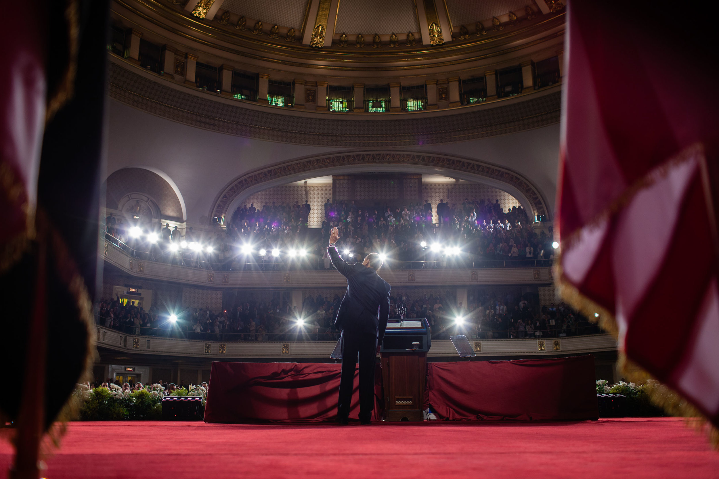 President Barack Obama speaks at Cairo University in Egypt, June 4, 2009. 