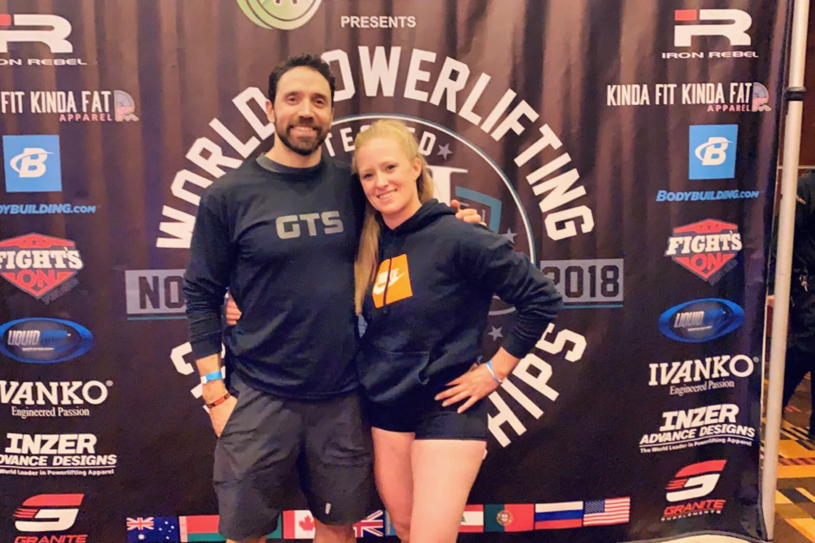 Coach Jason and Leah at IPL Worlds