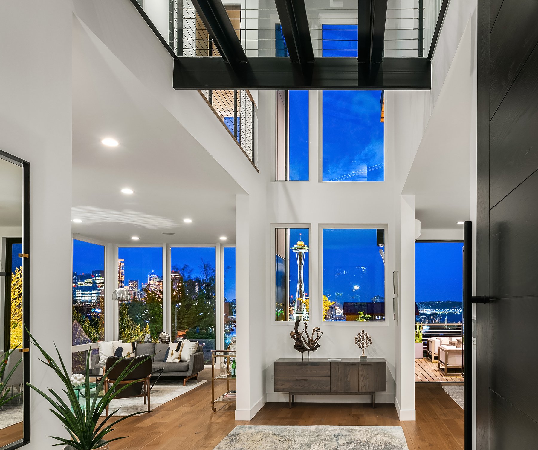  When the front door opens... Get ready for the big reveal! I think I need to take a moment. Fabulous architecture meets iconic drop-dead cityscape. A marriage made in heaven! 