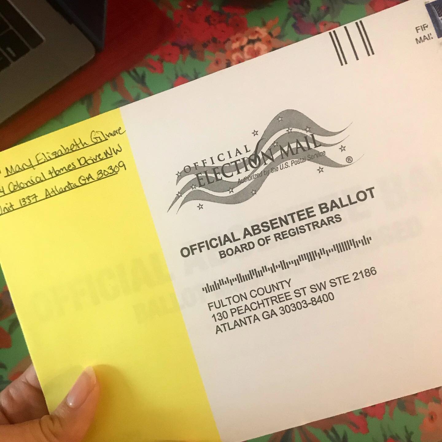 Dropped off at a ballot box today!🗳
.
.
.
#vote #vote2020 #votebymail
