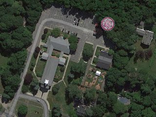 The Labyrinth, adjacent to our parking lot