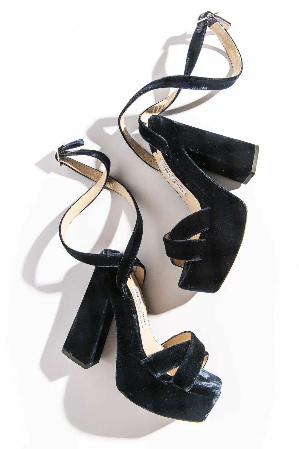 designer platform heels