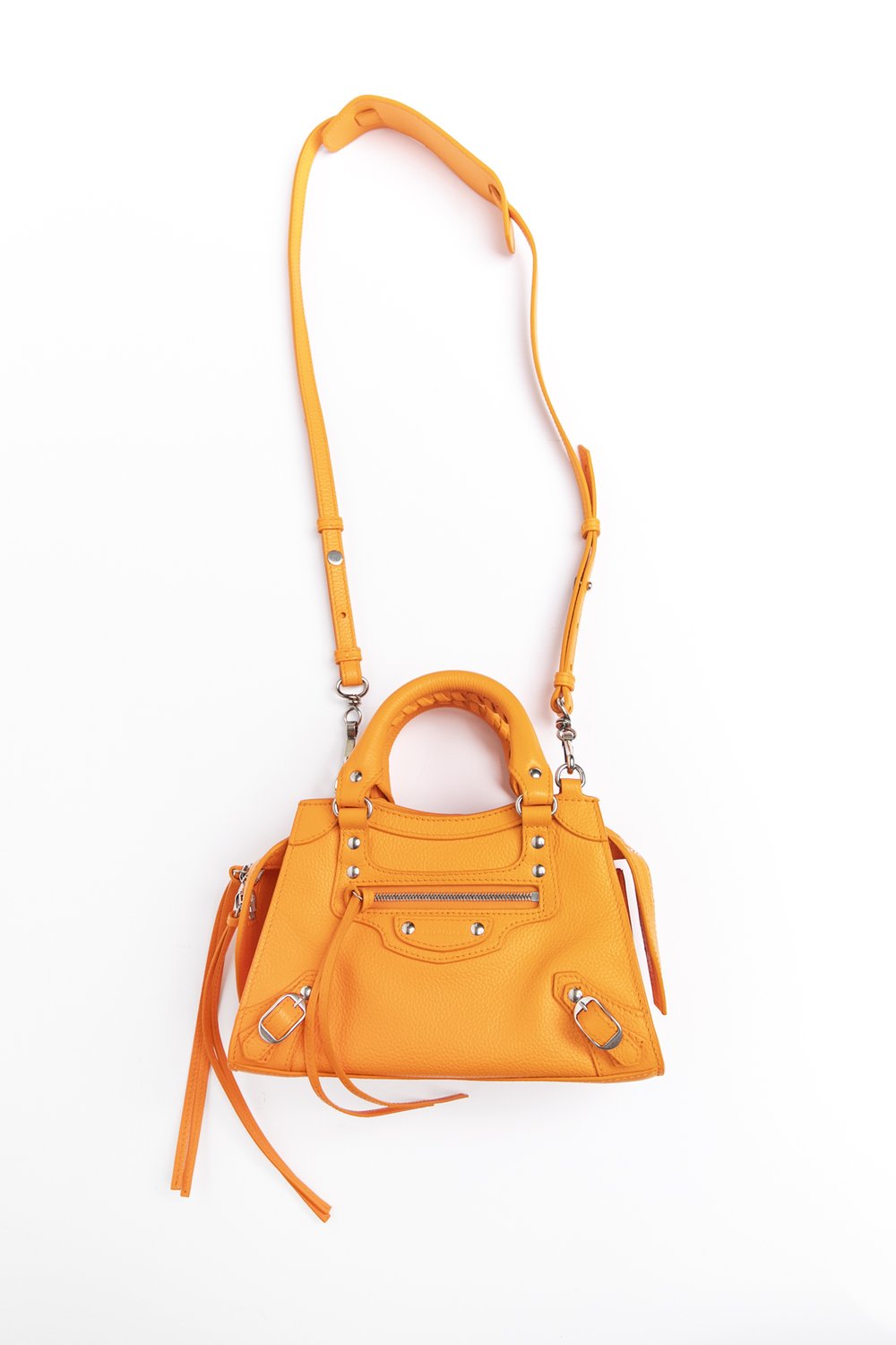 hybrid uhøjtidelig Stige BALENCIAGA Orange Neo Mini City Bag — MOSS Designer Consignment