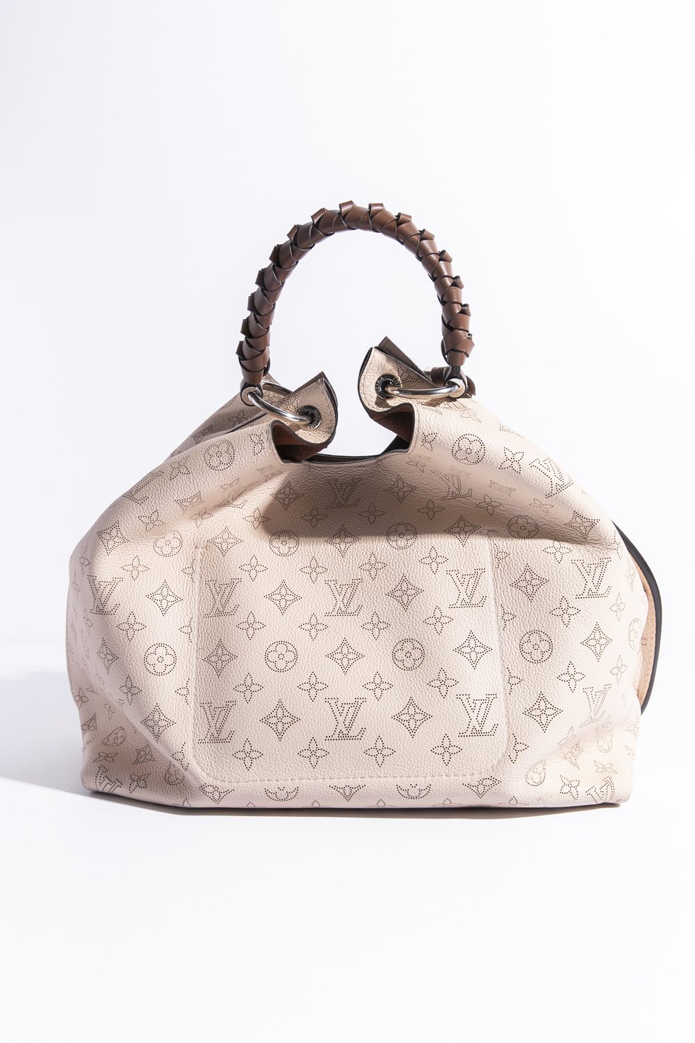 Louis Vuitton - Carmel Hobo Mahina Leather Brown Monogram handbag